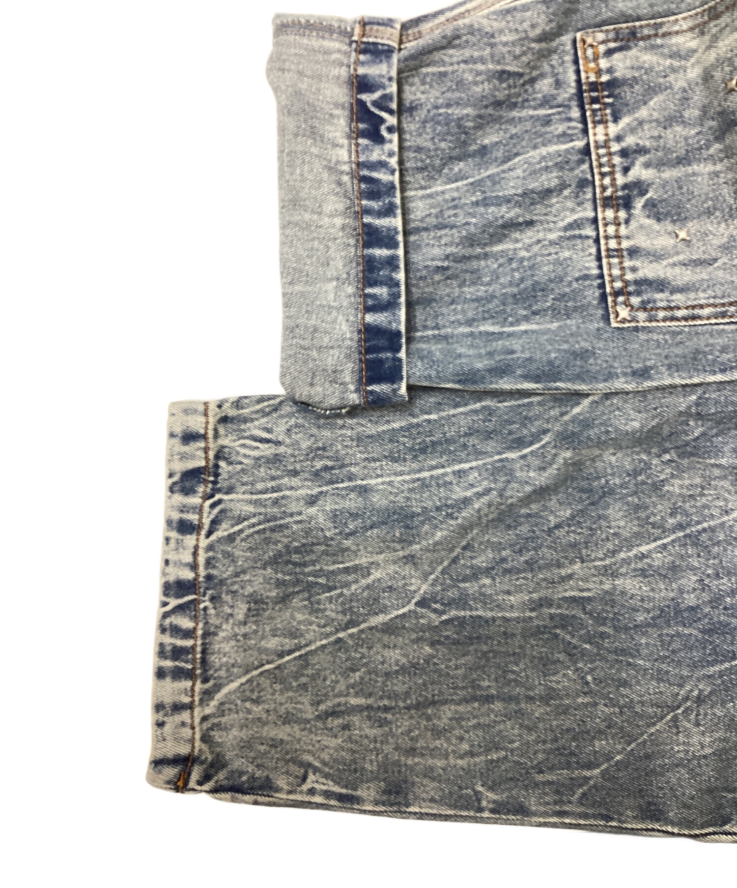 中古・古着通販】KUSIKOHC (クシコック) WORKWEAR MULTI RIVET DENIM