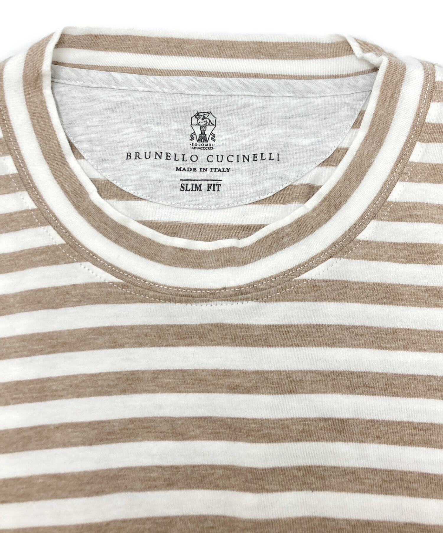 中古・古着通販】BRUNELLO CUCINELLI (ブルネロクチネリ) ボーダーT