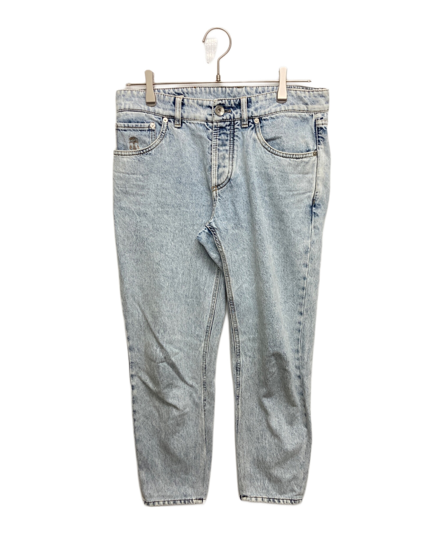 ブルネロクチネリ　パンツ　46　5ポケット　ITALIAN FIT　カーキ BRUNELLO ブルネロクチネリ パンツ 46 5ポケット ITALIAN FIT カーキ