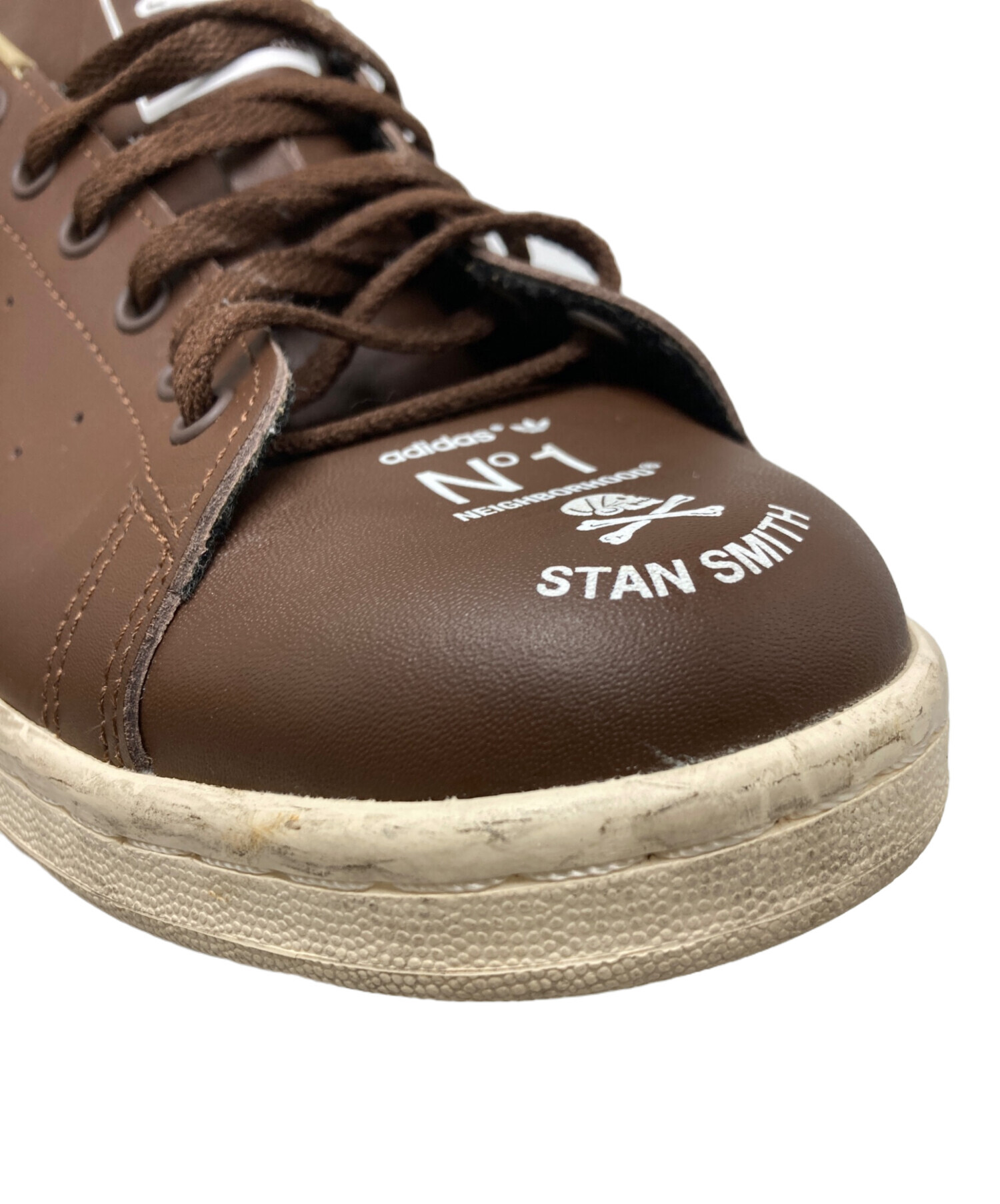 adidas (アディダス) NEIGHBORHOOD (ネイバーフッド) STAN  &frasl;CL-SNEAKER ブラウン  サイズ:SIZE US9
