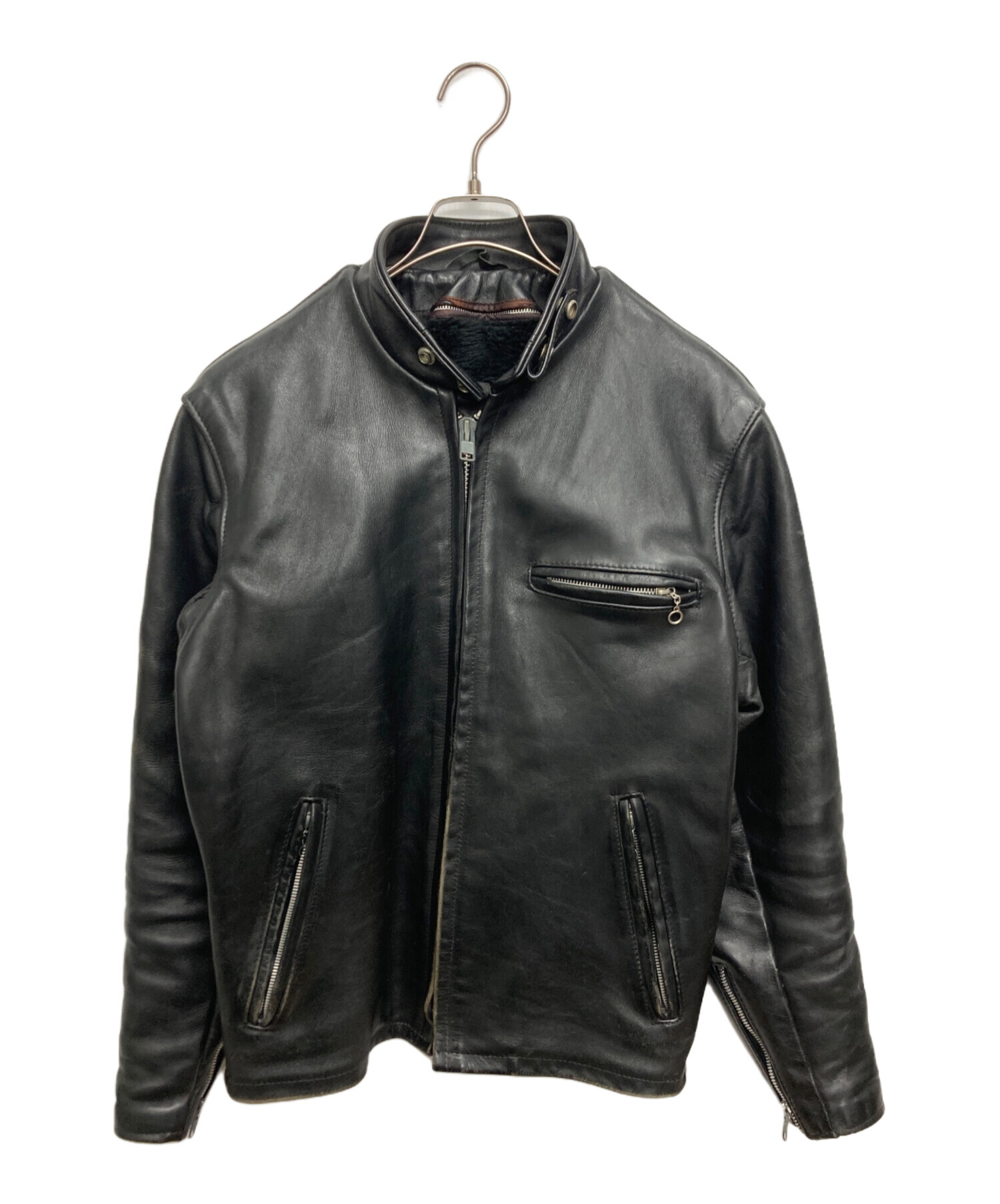 中古・古着通販】Schott (ショット) 641RIDERS ブラック サイズ:38