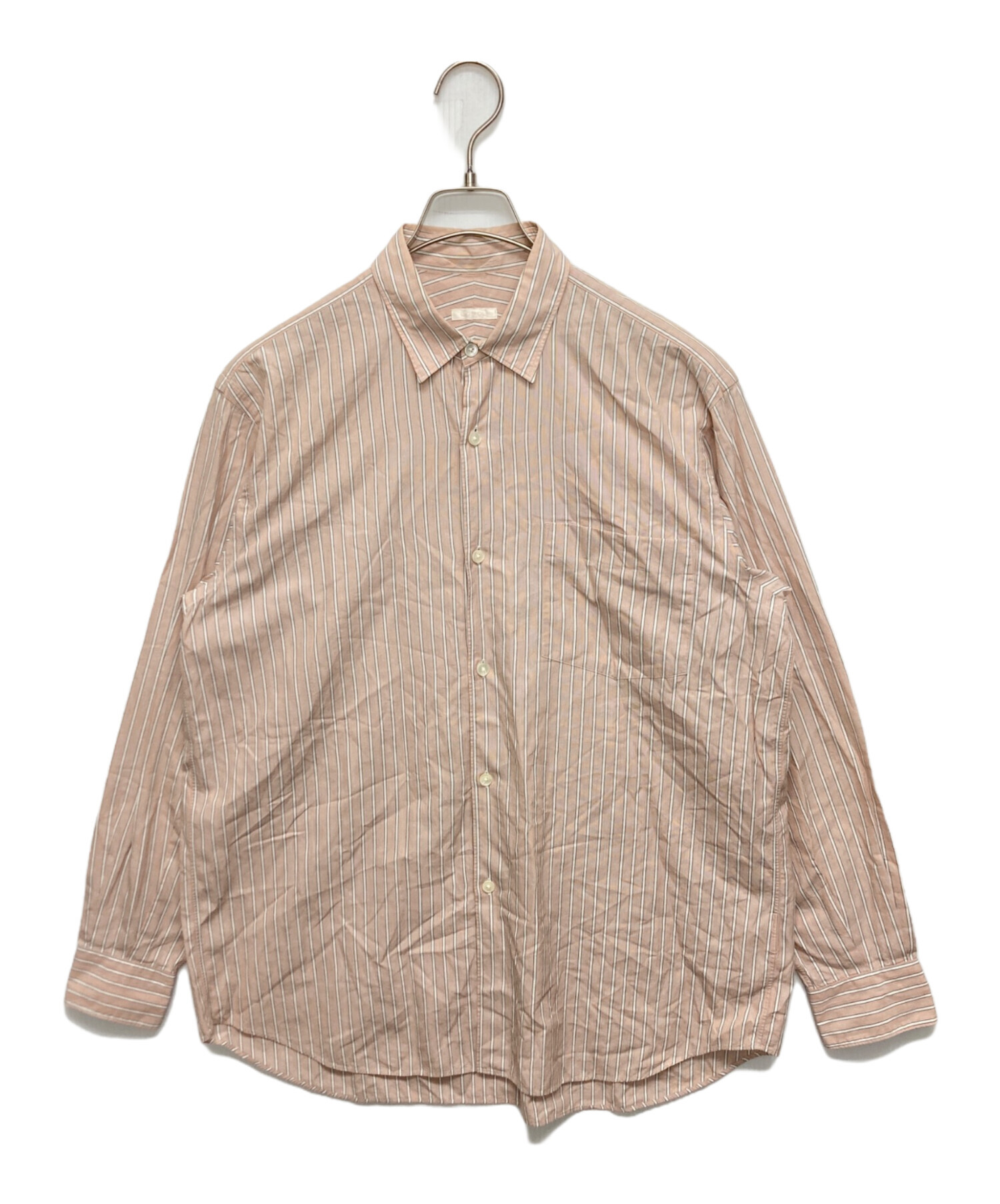 中古・古着通販】COMOLI (コモリ) コモリシャツ - Sand Pink ピンク 