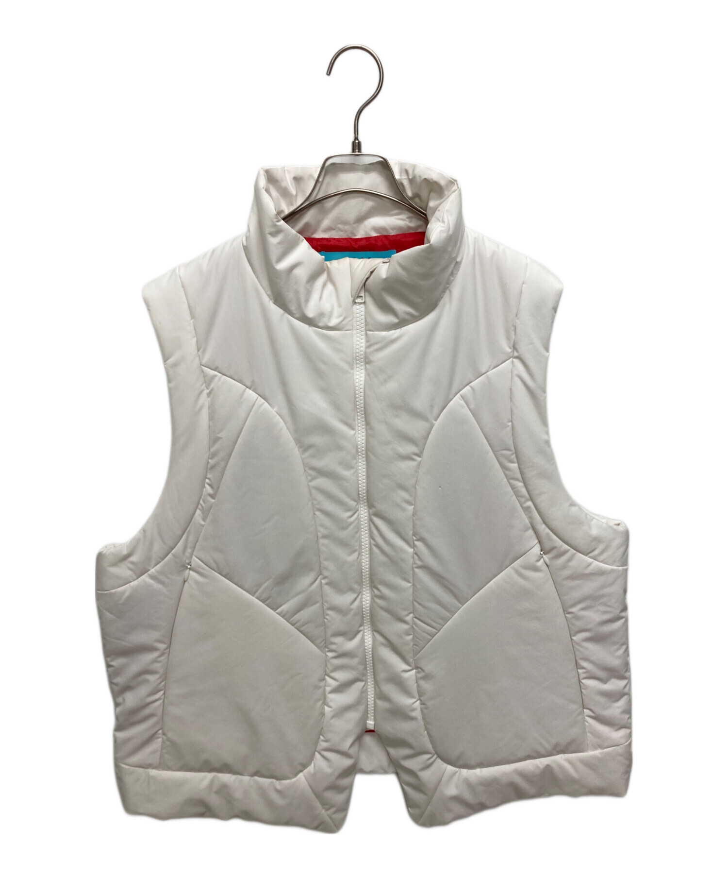 中古・古着通販】MUZE (ミューズ) PADDED CURVE VEST ホワイト サイズ 
