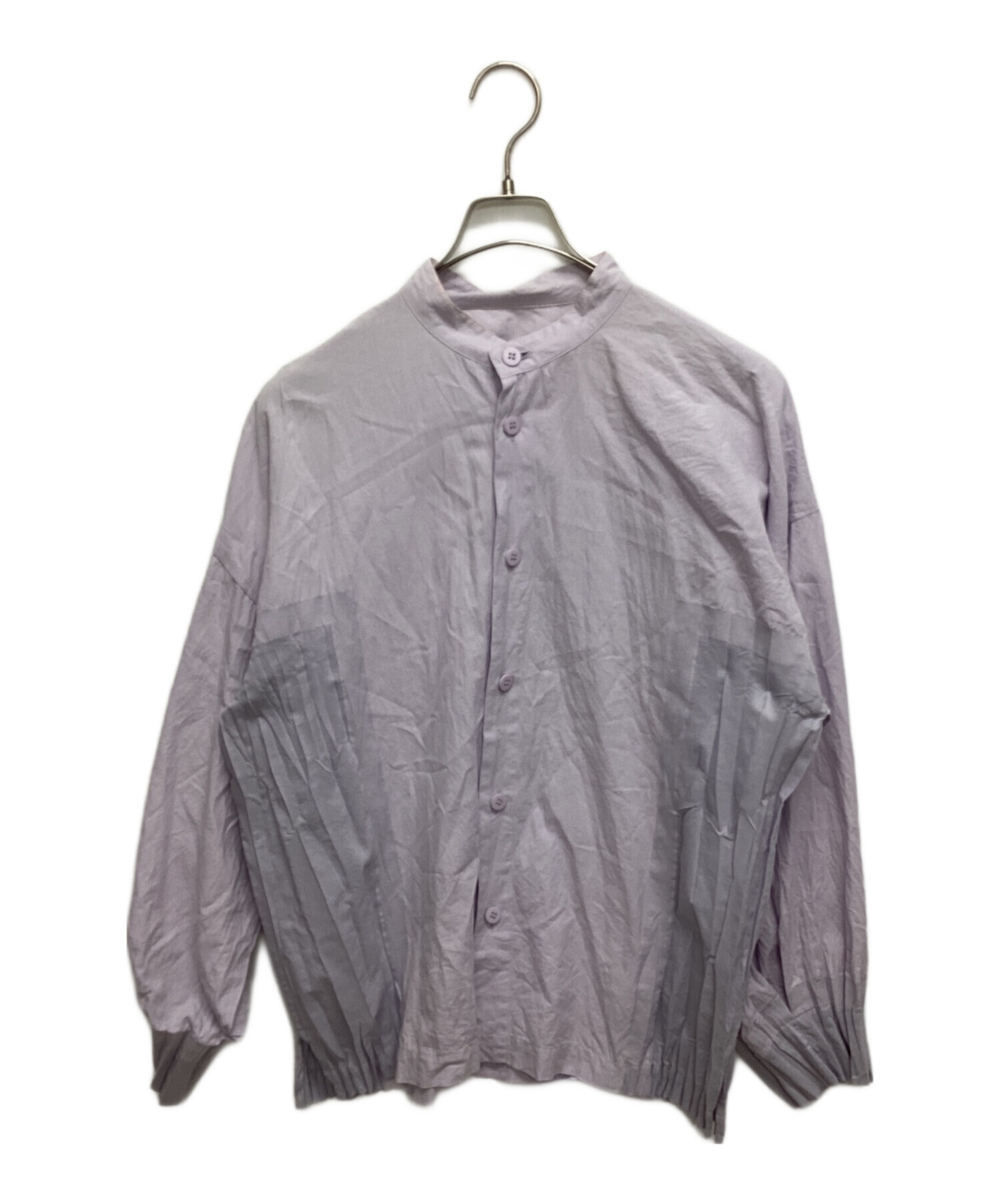 中古・古着通販】IMMEN (アイムメン) DUO SHIRT パープル サイズ:SIZE