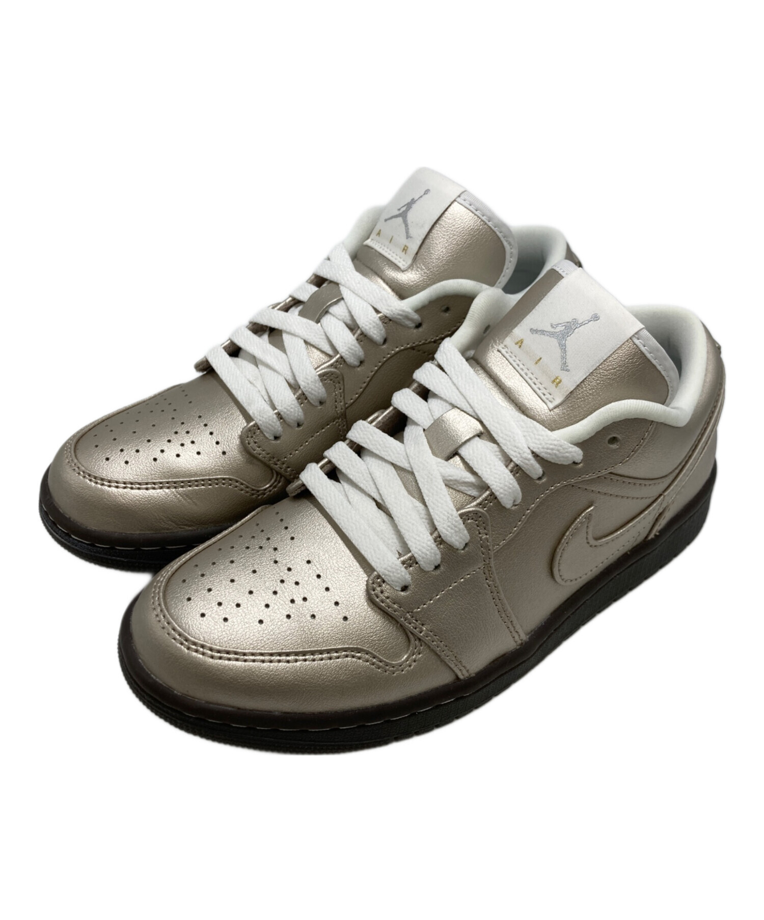 中古・古着通販】NIKE (ナイキ) Air Jordan 1 Low SE シルバー サイズ 
