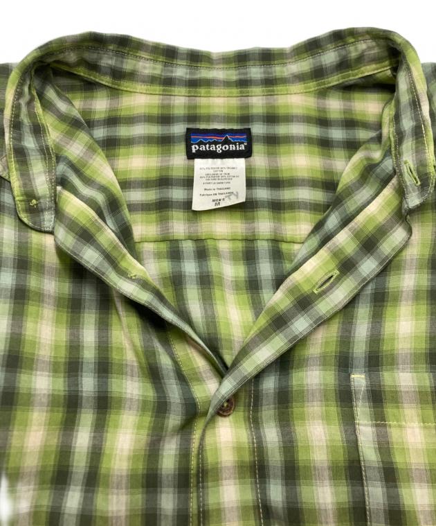 中古・古着通販】Patagonia (パタゴニア) チェックシャツ グリーン