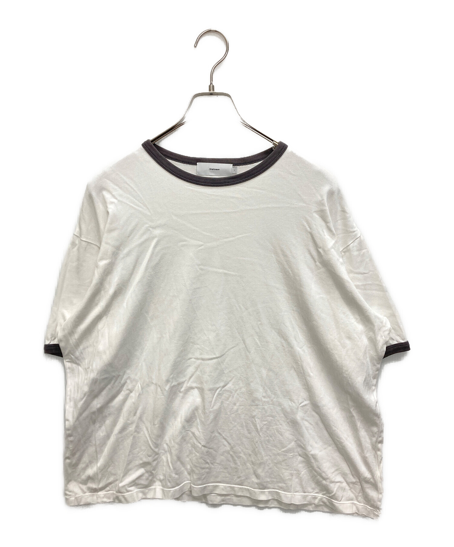 中古・古着通販】Graphpaper (グラフペーパー) リンガーTシャツ 