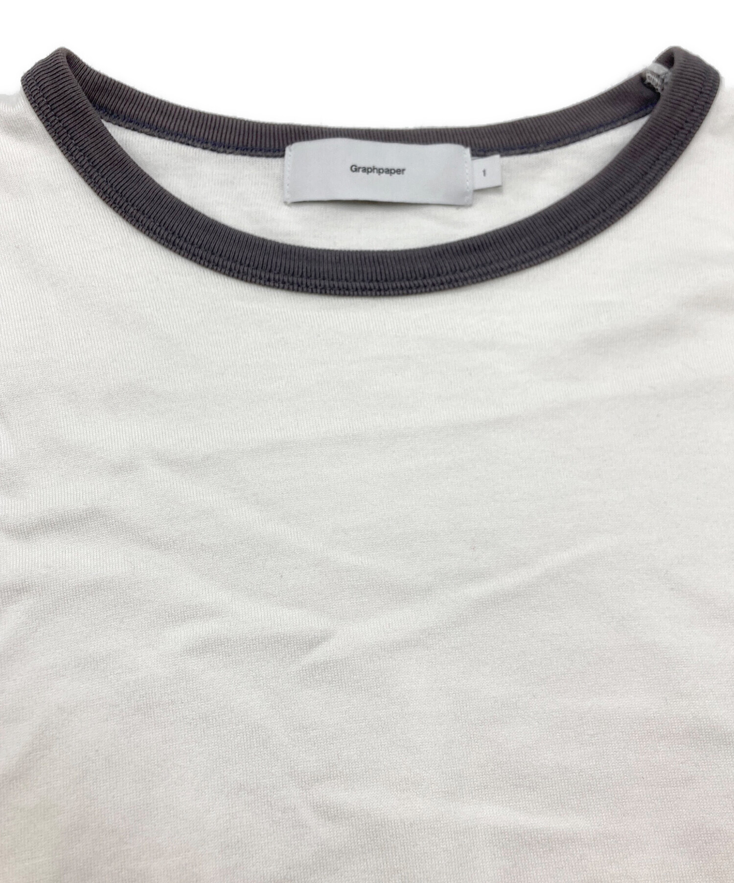 中古・古着通販】Graphpaper (グラフペーパー) リンガーTシャツ 