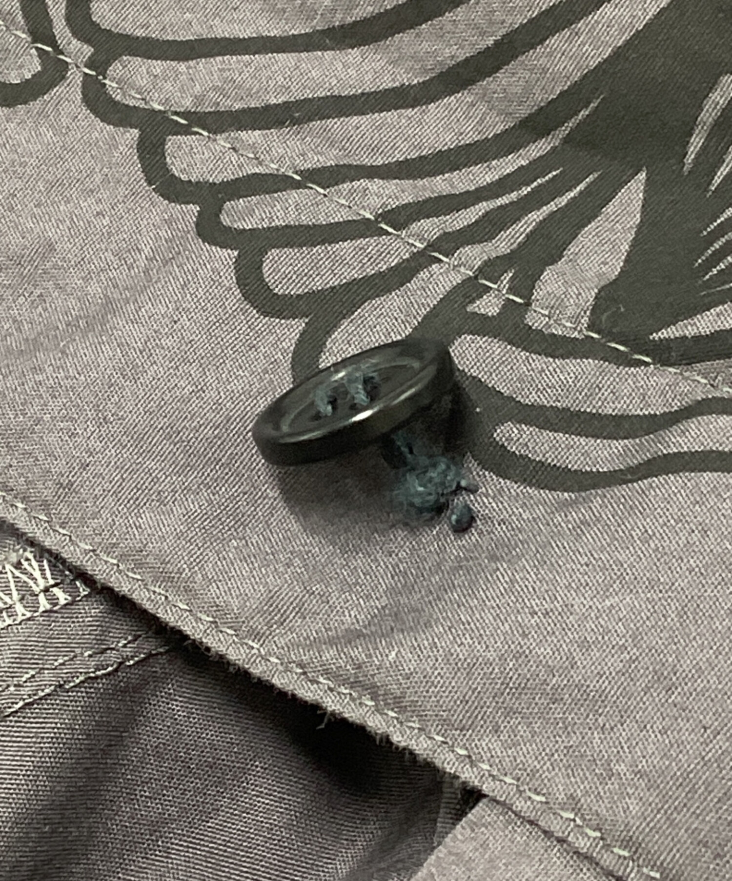 nemeth ロープ柄シャツ Nemethロープ柄プリント Tシャツ サイズM