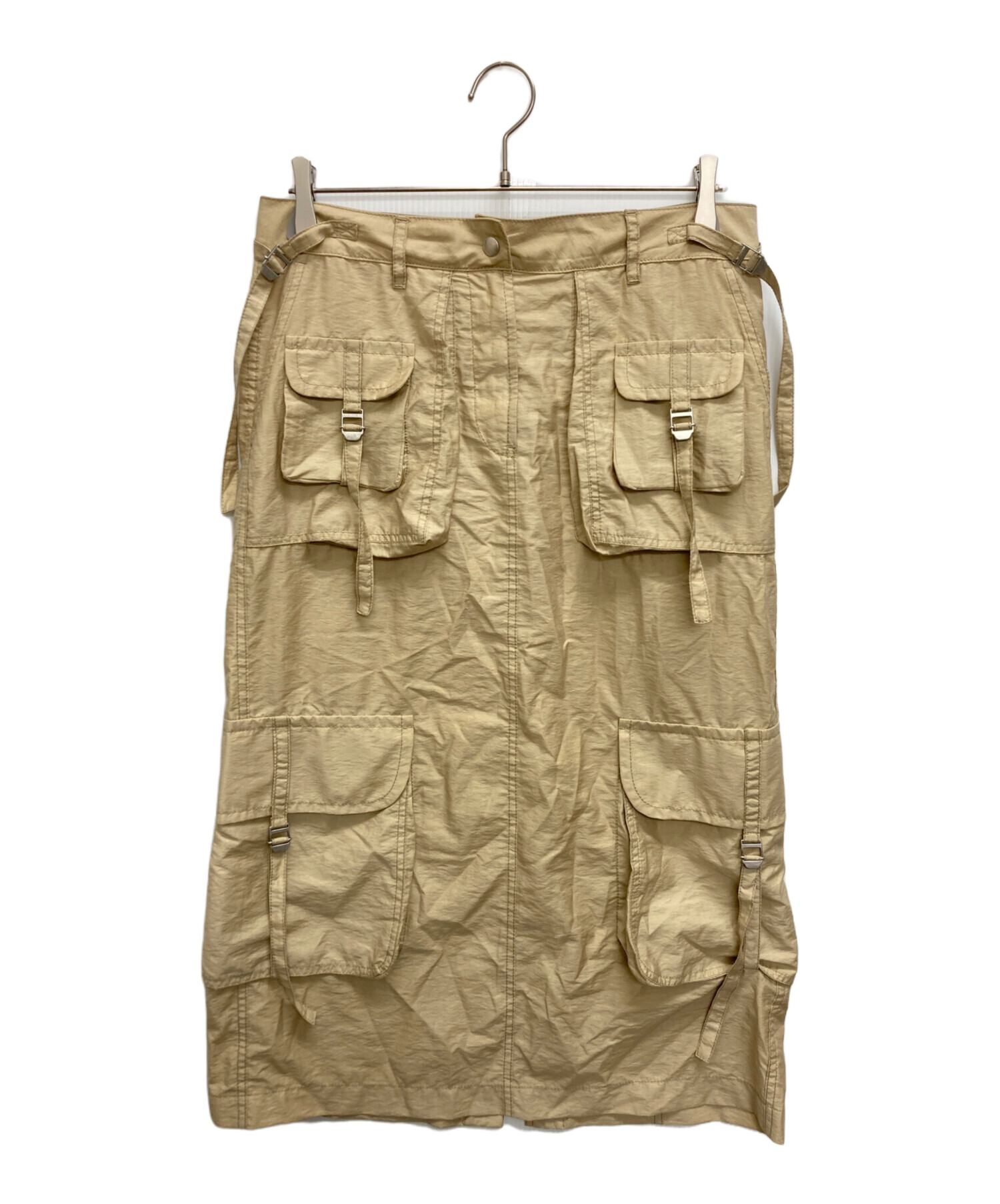 レディース ACNE STUDIOS ベージュカーゴスカート