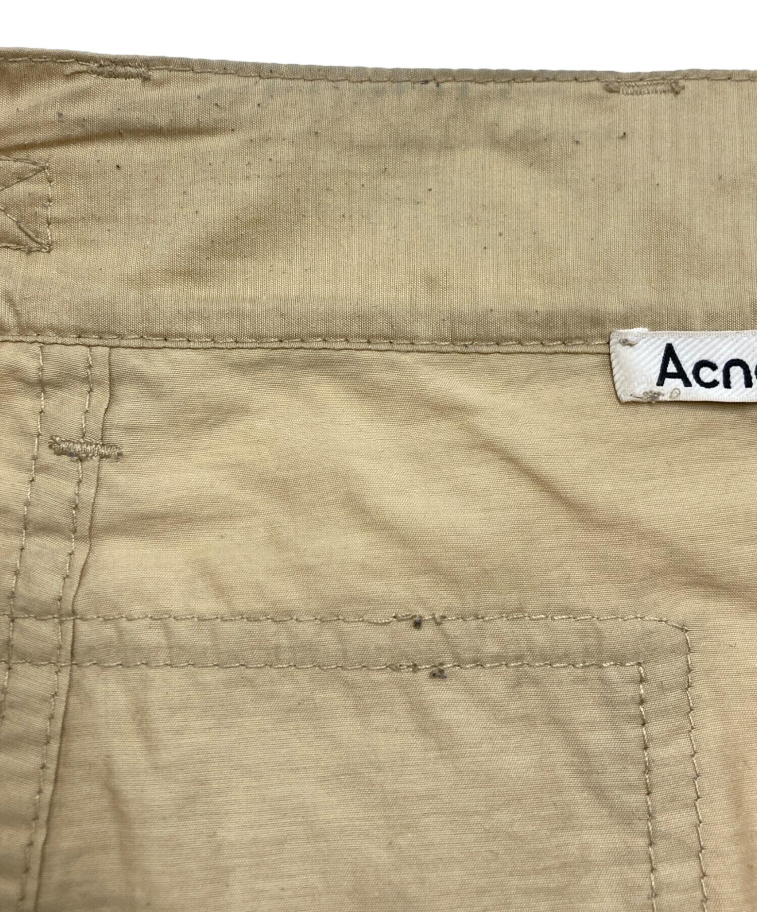 ACNE STUDIOS ベージュカーゴスカート 中古・古着通販】Acne studios (アクネ ストゥディオス) カーゴ