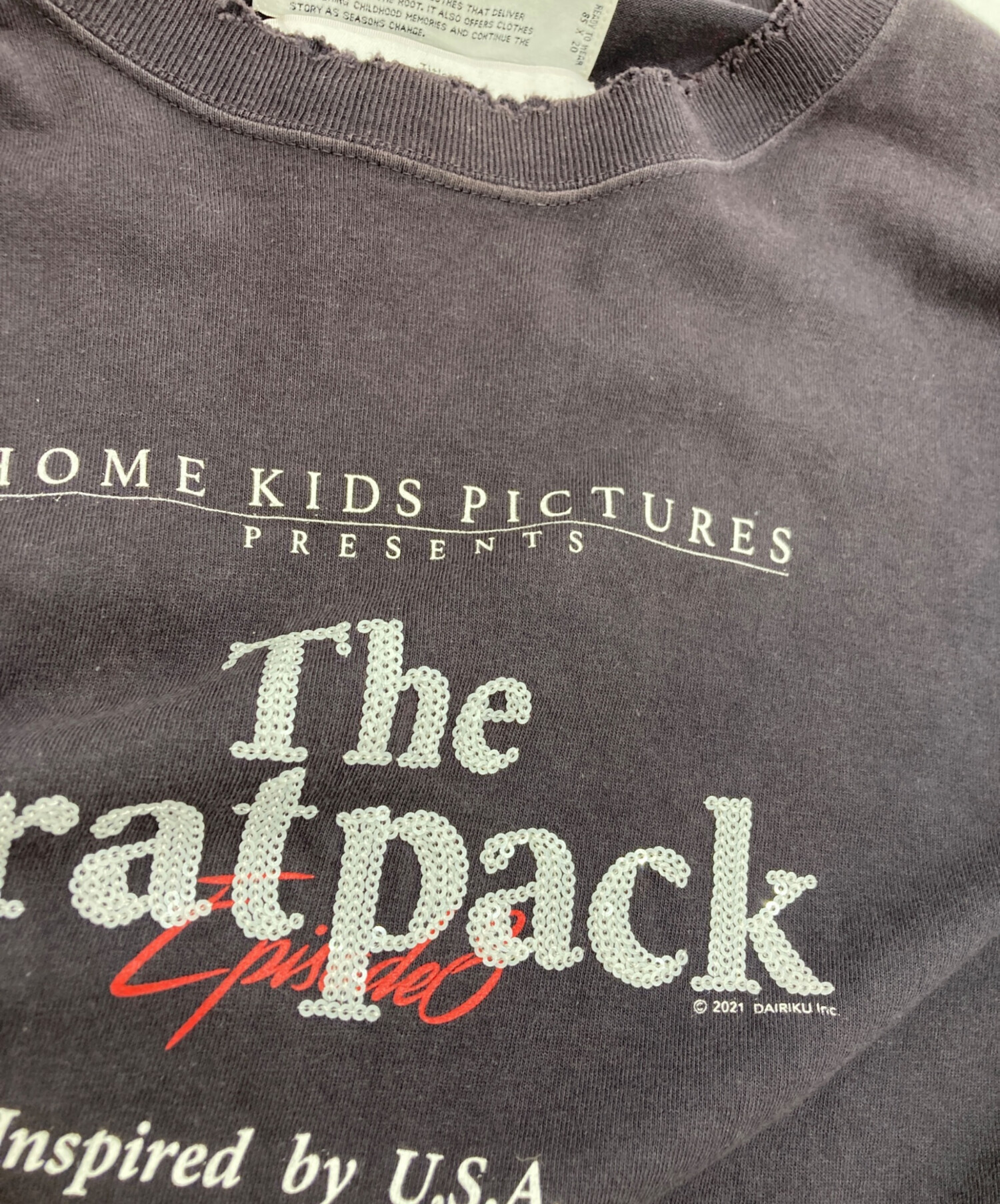 中古・古着通販】DAIRIKU (ダイリク) Brat pack Spangle Tee ブラック 