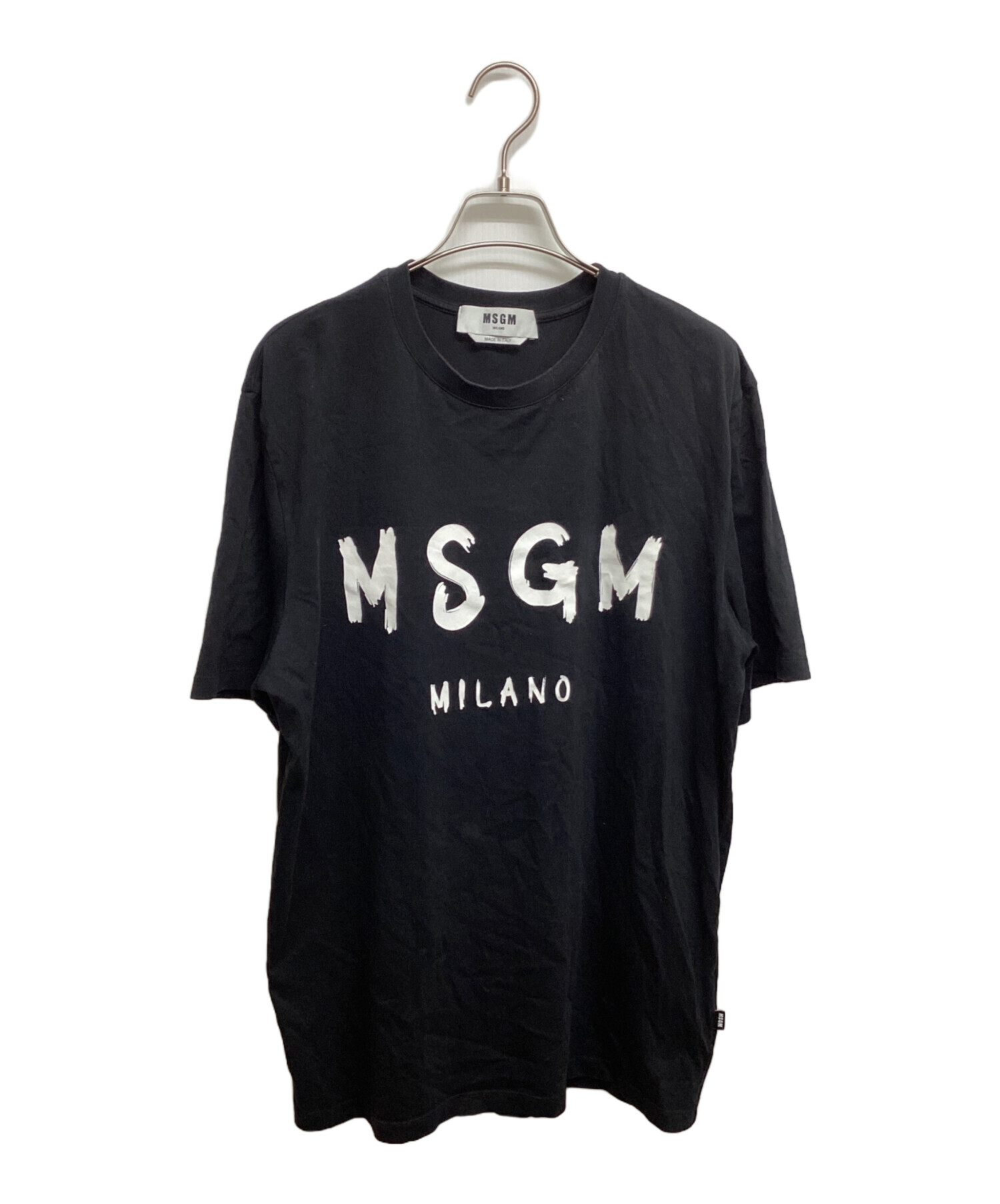 中古・古着通販】MSGM (エムエスジーエム) 手書きタイプロゴTシャツ 