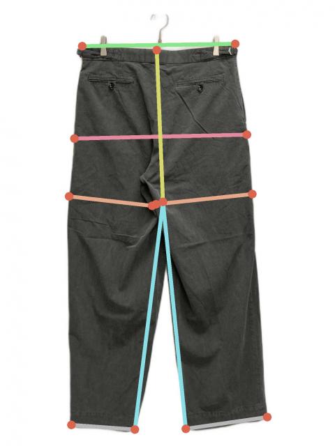 中古・古着通販】MARKA (マーカ) ピグメントダイ2タックパンツ グレー