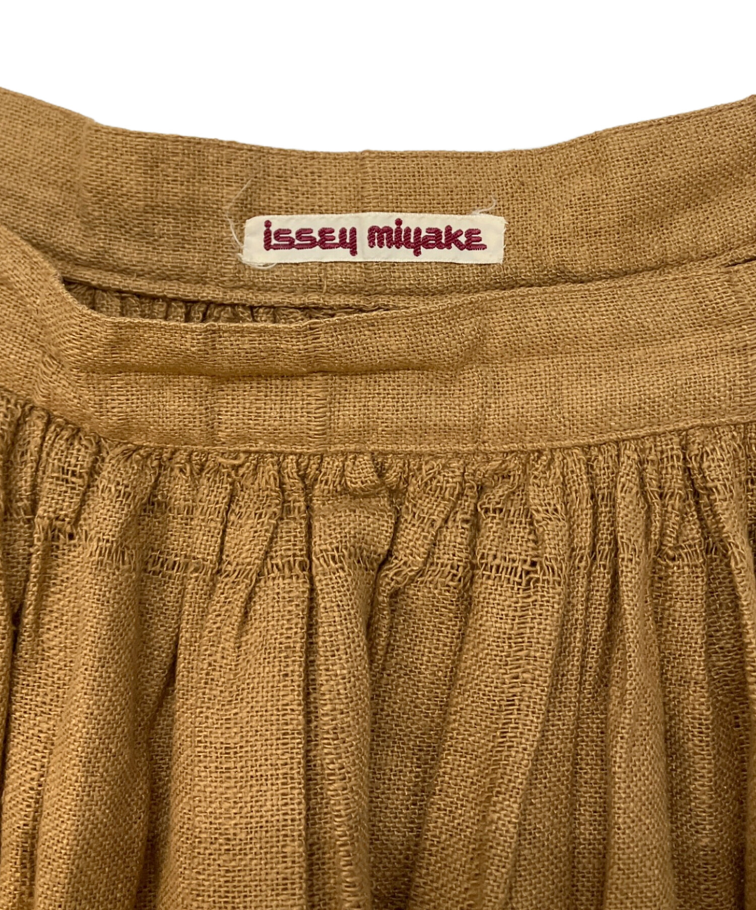 中古・古着通販】ISSEY MIYAKE (イッセイミヤケ) ギャザースカート