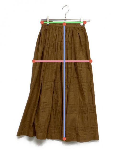 中古・古着通販】ISSEY MIYAKE (イッセイミヤケ) ギャザースカート