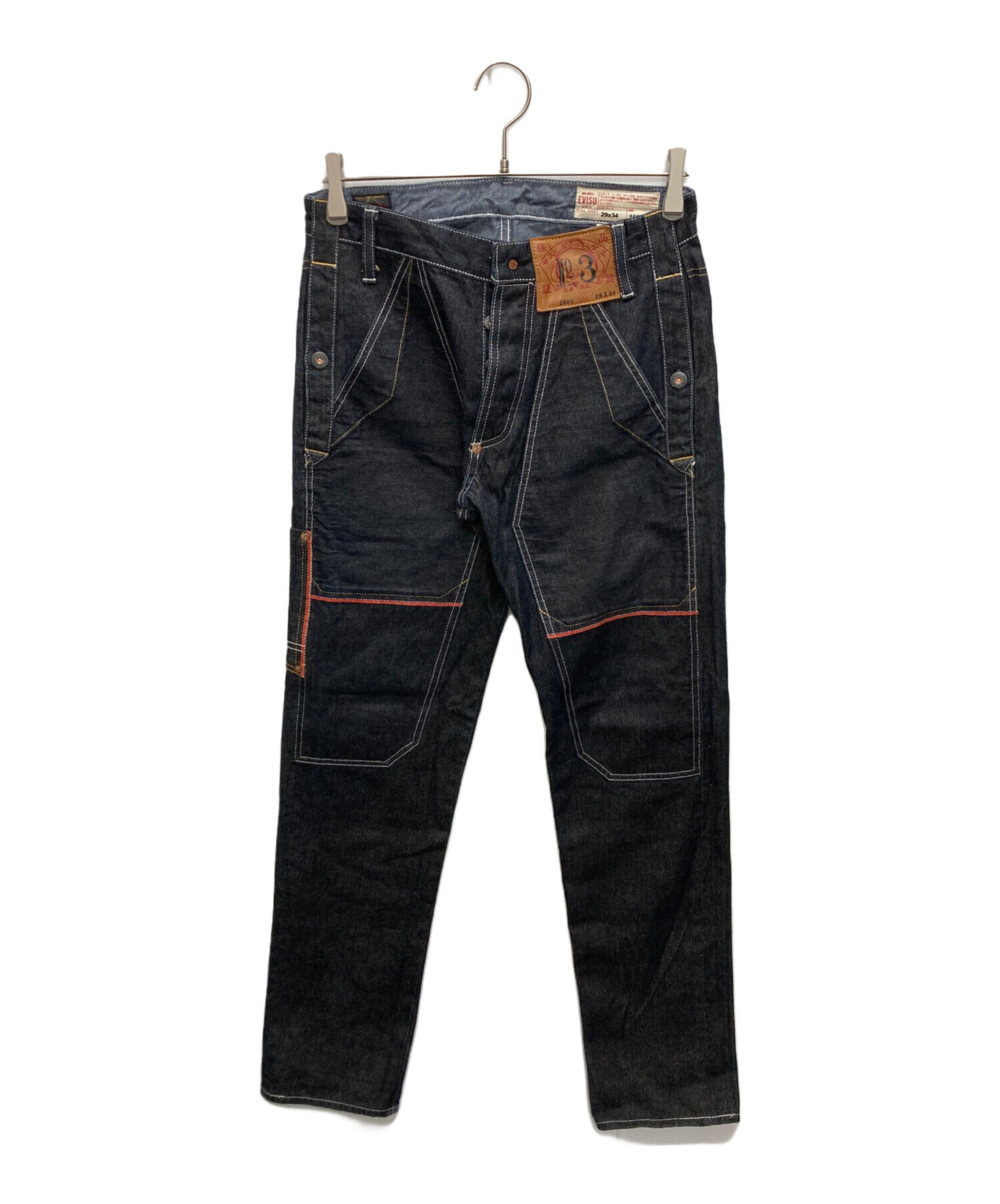 中古・古着通販】EVISU (エヴィス) デニムパンツ インディゴ サイズ 