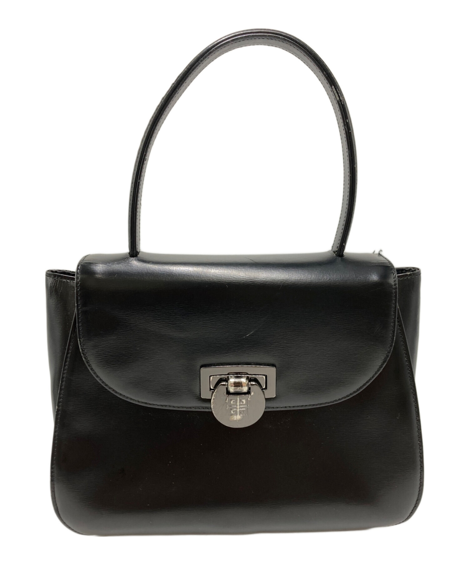 中古・古着通販】GIVENCHY (ジバンシィ) ハンドバッグ ブラック 