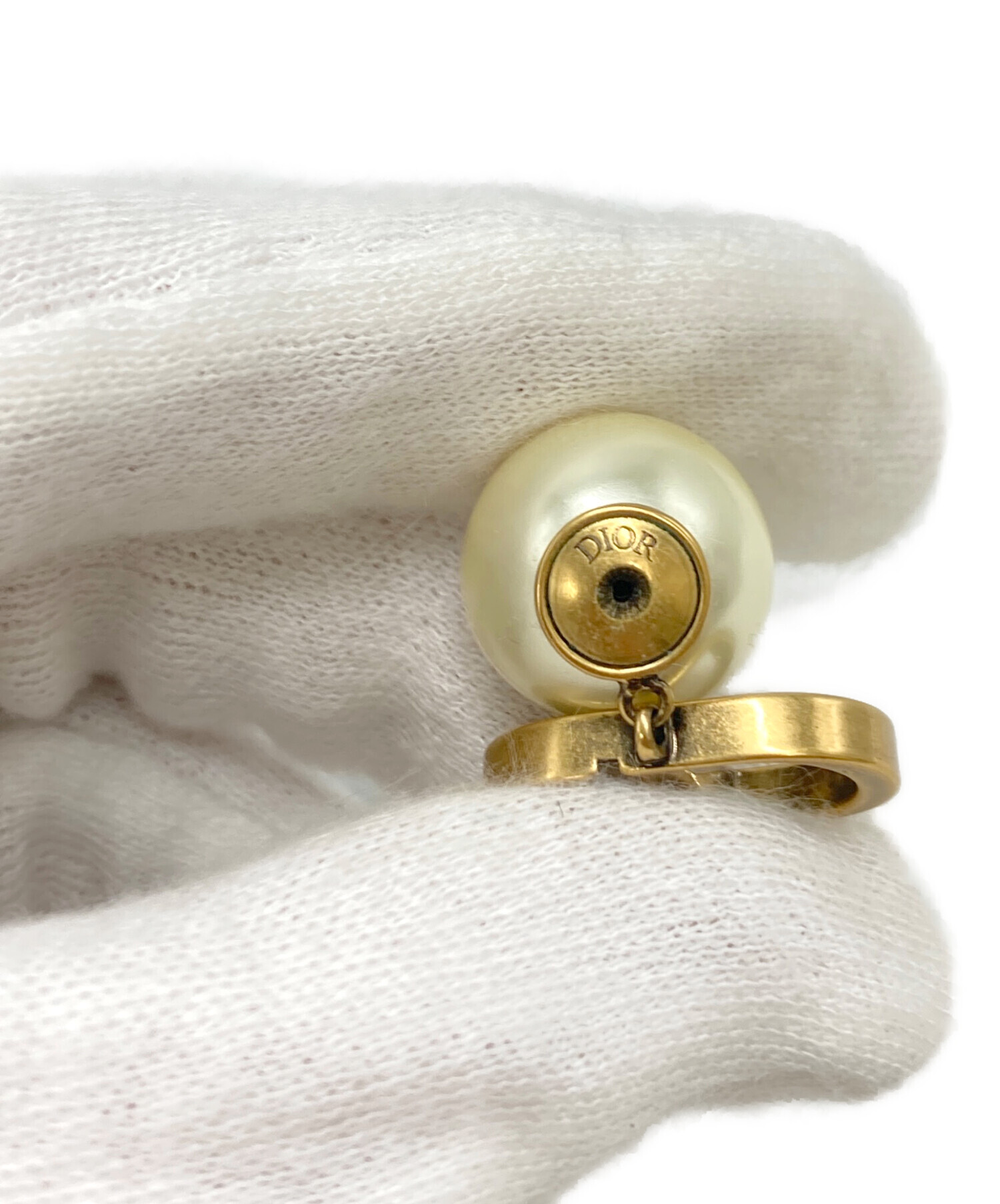 中古・古着通販】DIOR (ディオール) トライバル ピアス ゴールド