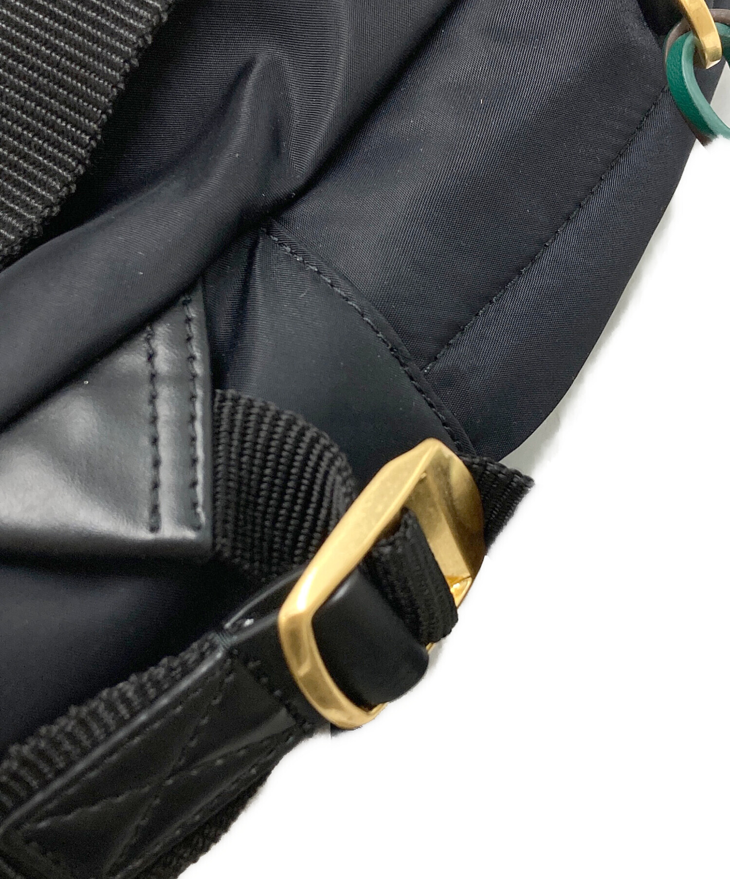 希少 トリーバーチ リュック ゴールド 金具 レザー Tロゴ ブラック