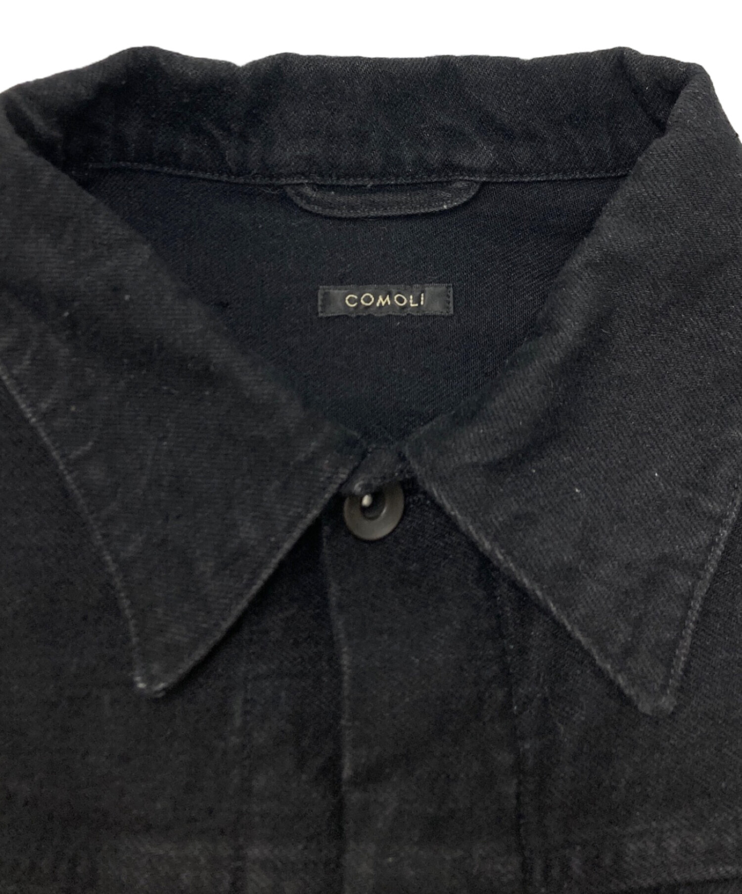 中古・古着通販】COMOLI (コモリ) デニムジャケット ブラック サイズ