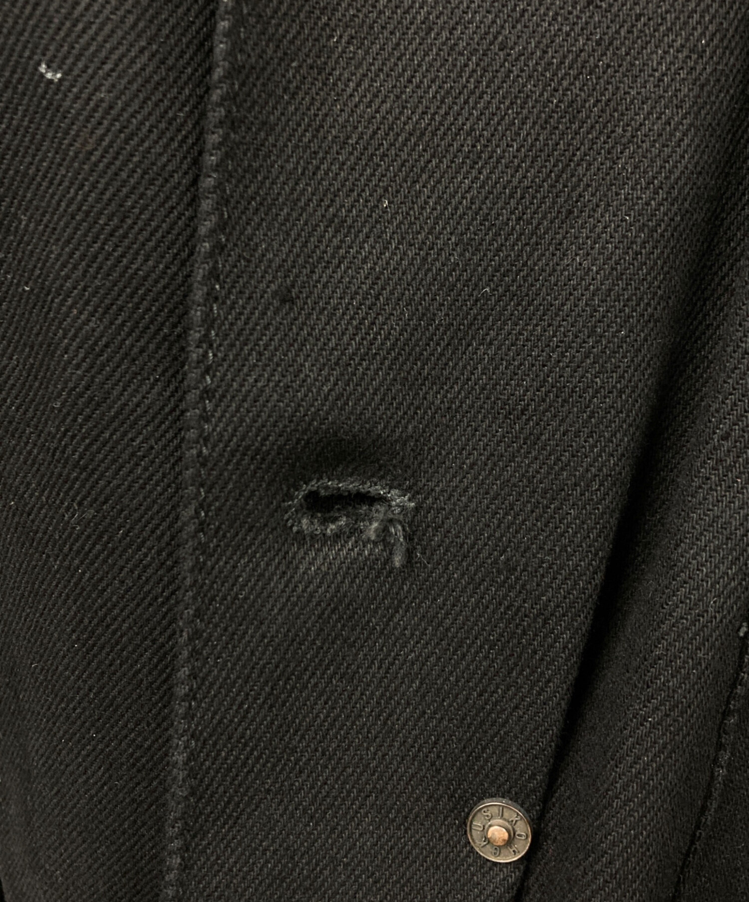 中古・古着通販】KUSIKOHC (クシコック) Multi Rivet Denim Shirt 