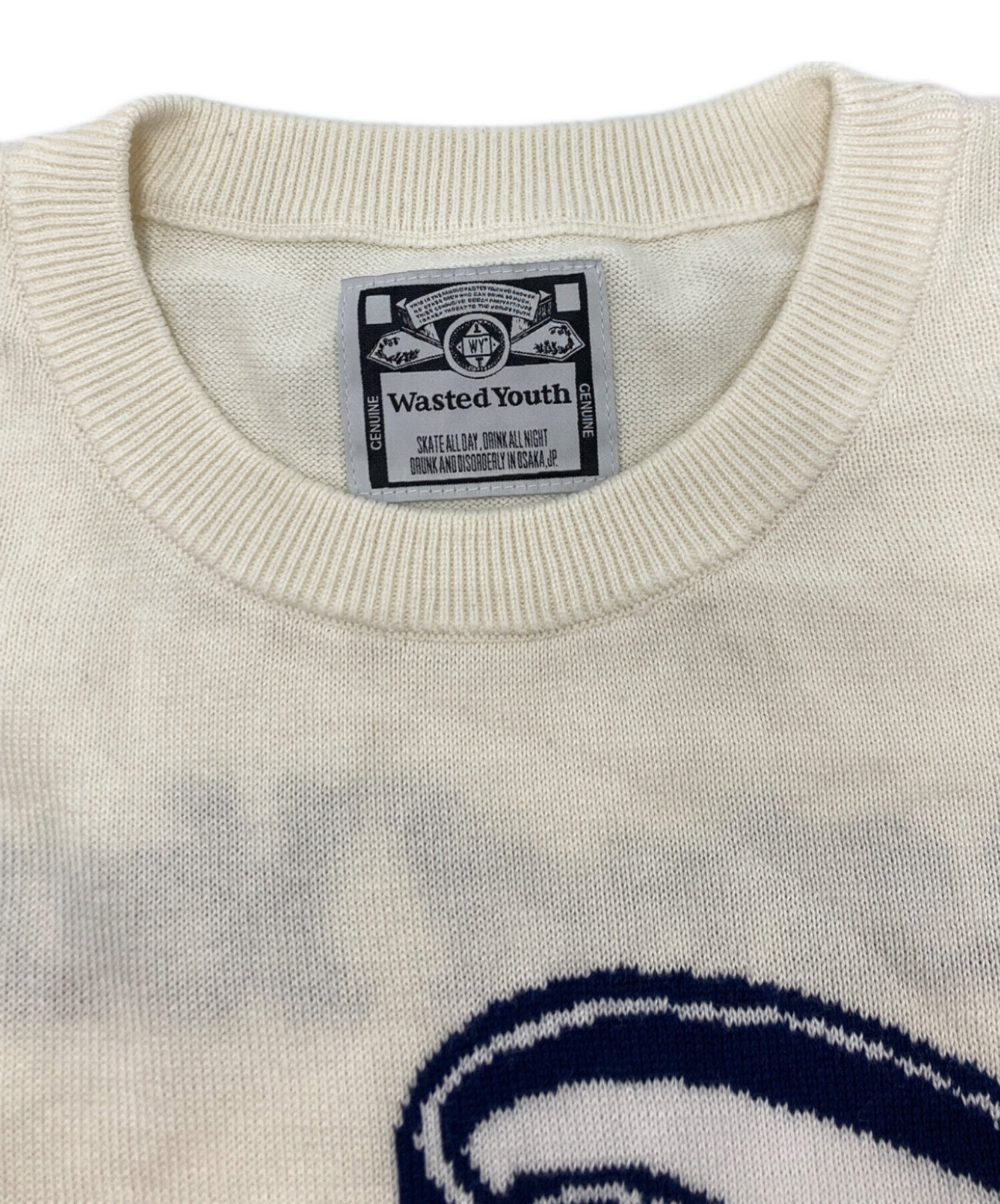 中古・古着通販】Wasted Youth (ウエステッド ユース) BUDWEISER KNIT
