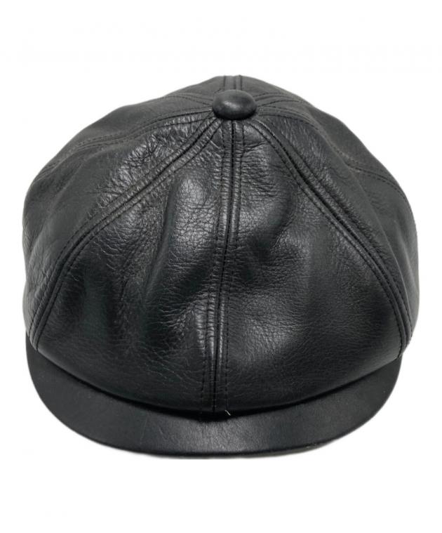 calee レザー キャスケット 中古・古着通販】CALEE (キャリー) レザー キャスケット