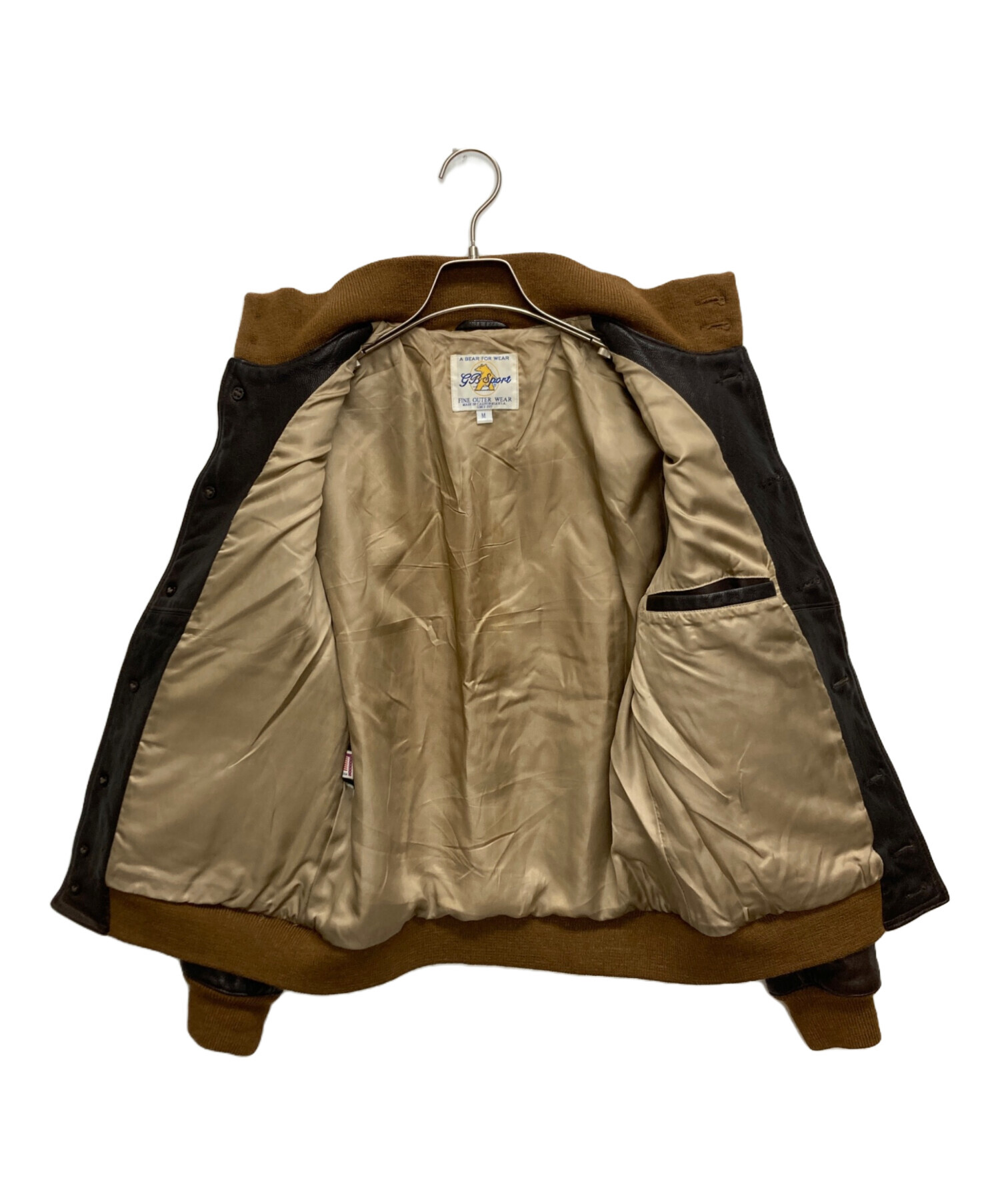 中古・古着通販】GB SPORT (ゴールデンベアスポーツ) TYPE A-1レザー