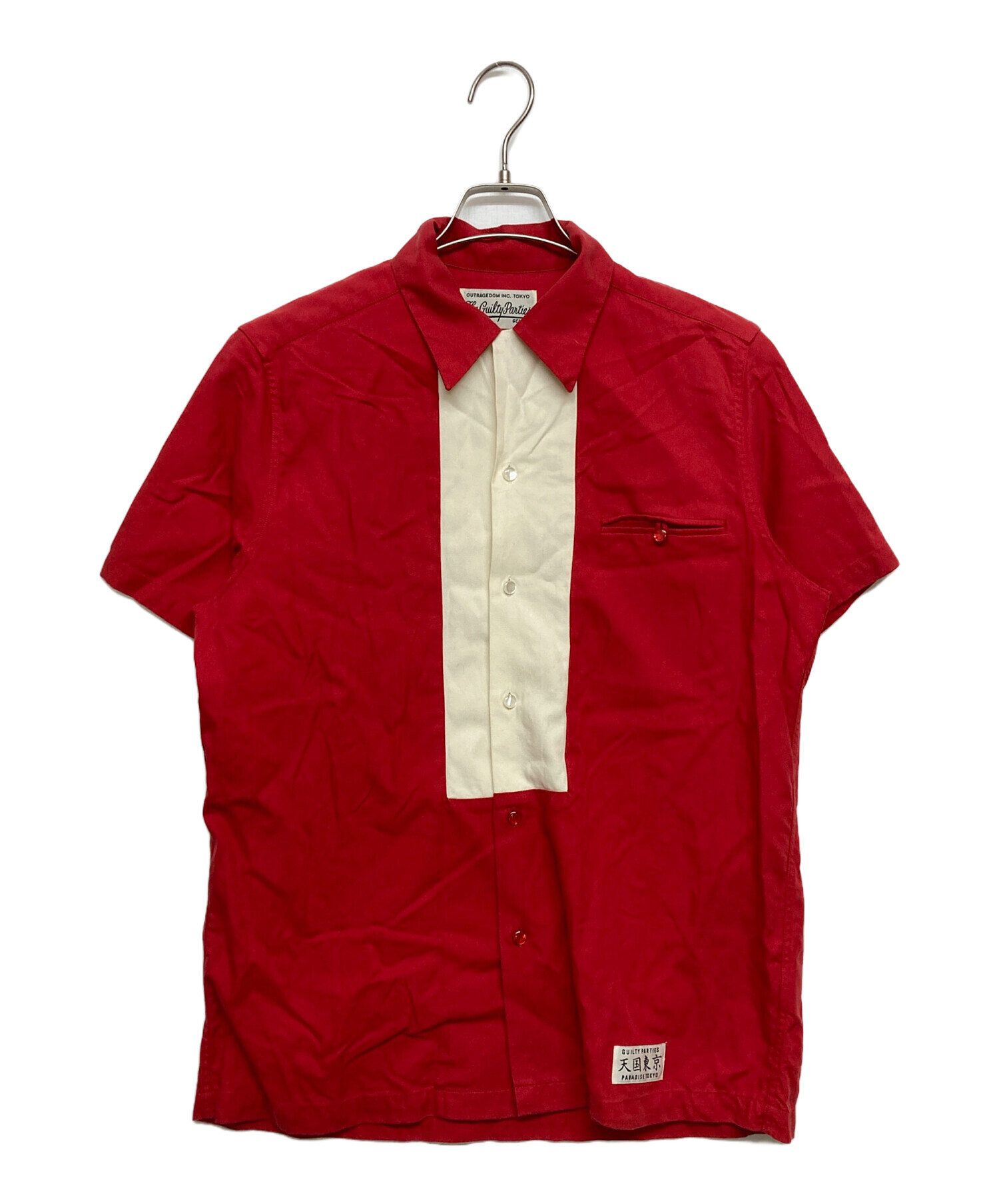 中古・古着通販】WACKO MARIA (ワコマリア) ボーリングシャツ レッド