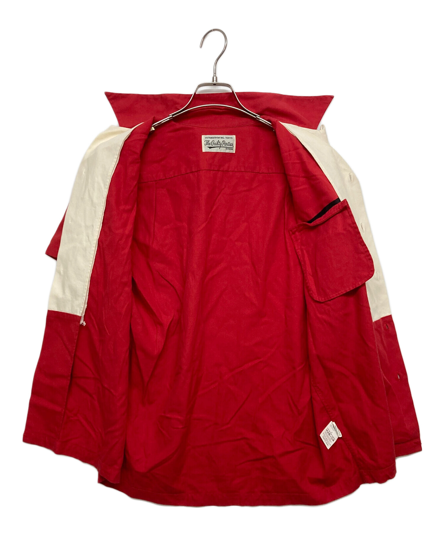 中古・古着通販】WACKO MARIA (ワコマリア) ボーリングシャツ レッド