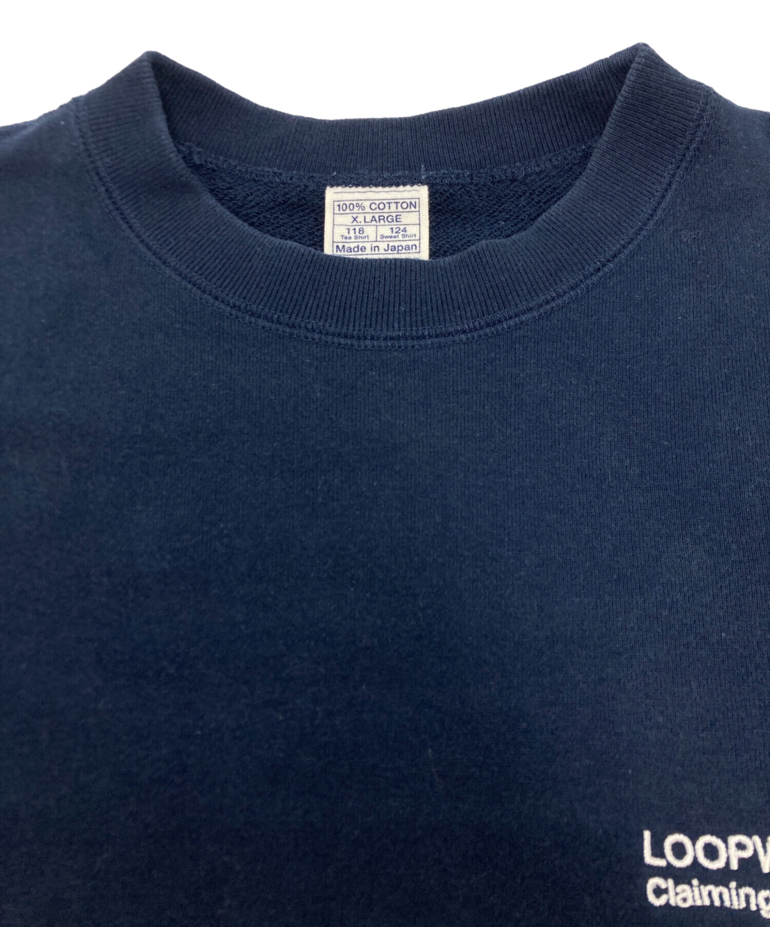 中古・古着通販】LOOPWHEELER (ループウィラー) 刺繍スウェット