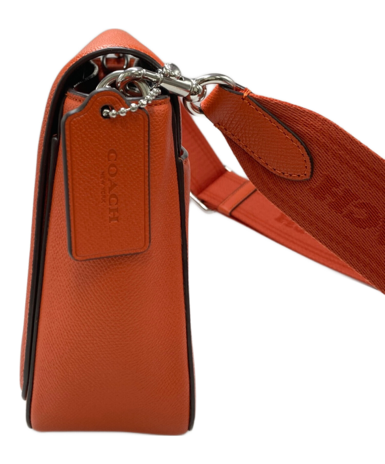 中古・古着通販】COACH (コーチ) ショルダーバッグ オレンジ｜ブランド