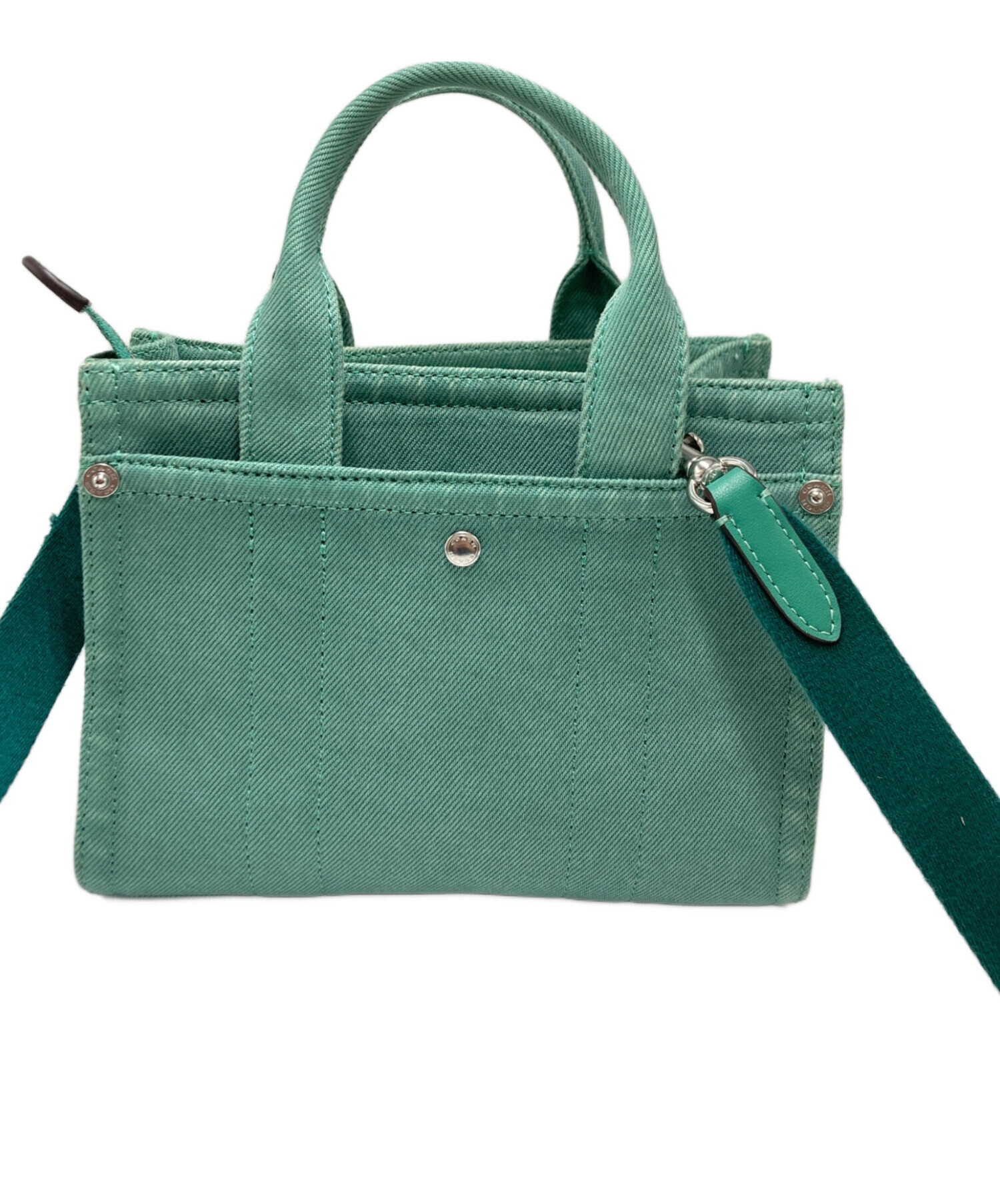 中古・古着通販】COACH (コーチ) カーゴ トート バッグ 20 グリーン