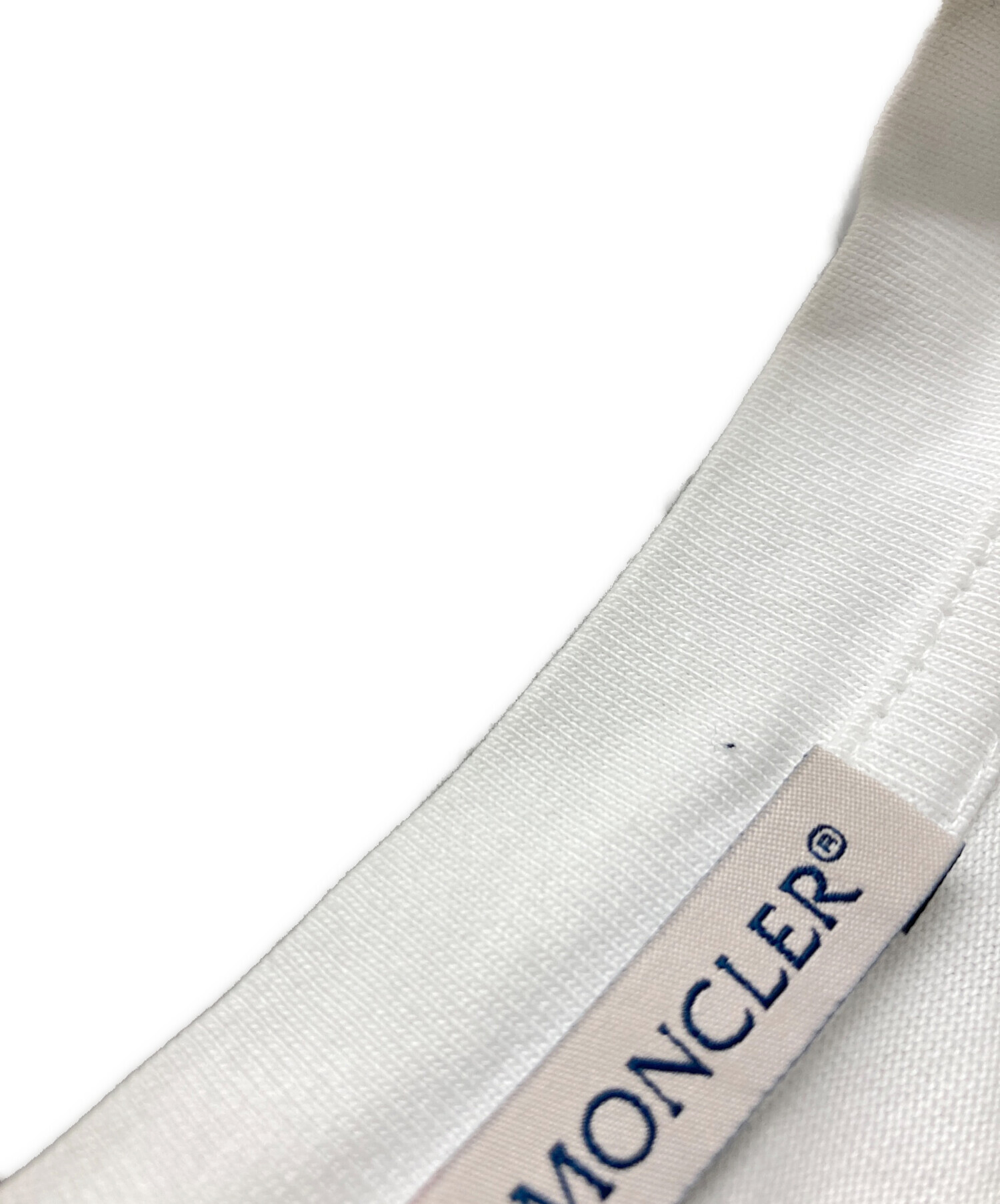 中古・古着通販】MONCLER (モンクレール) フェルトMonclerロゴTシャツ