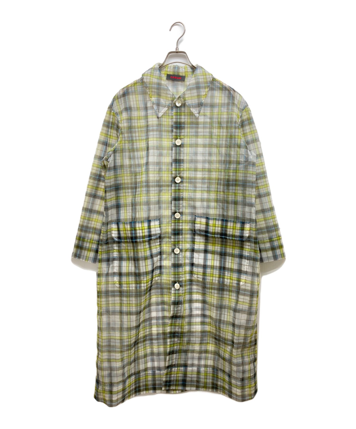 中古・古着通販】CABAN (キャバン) ナイロンオーガンジー チェック 