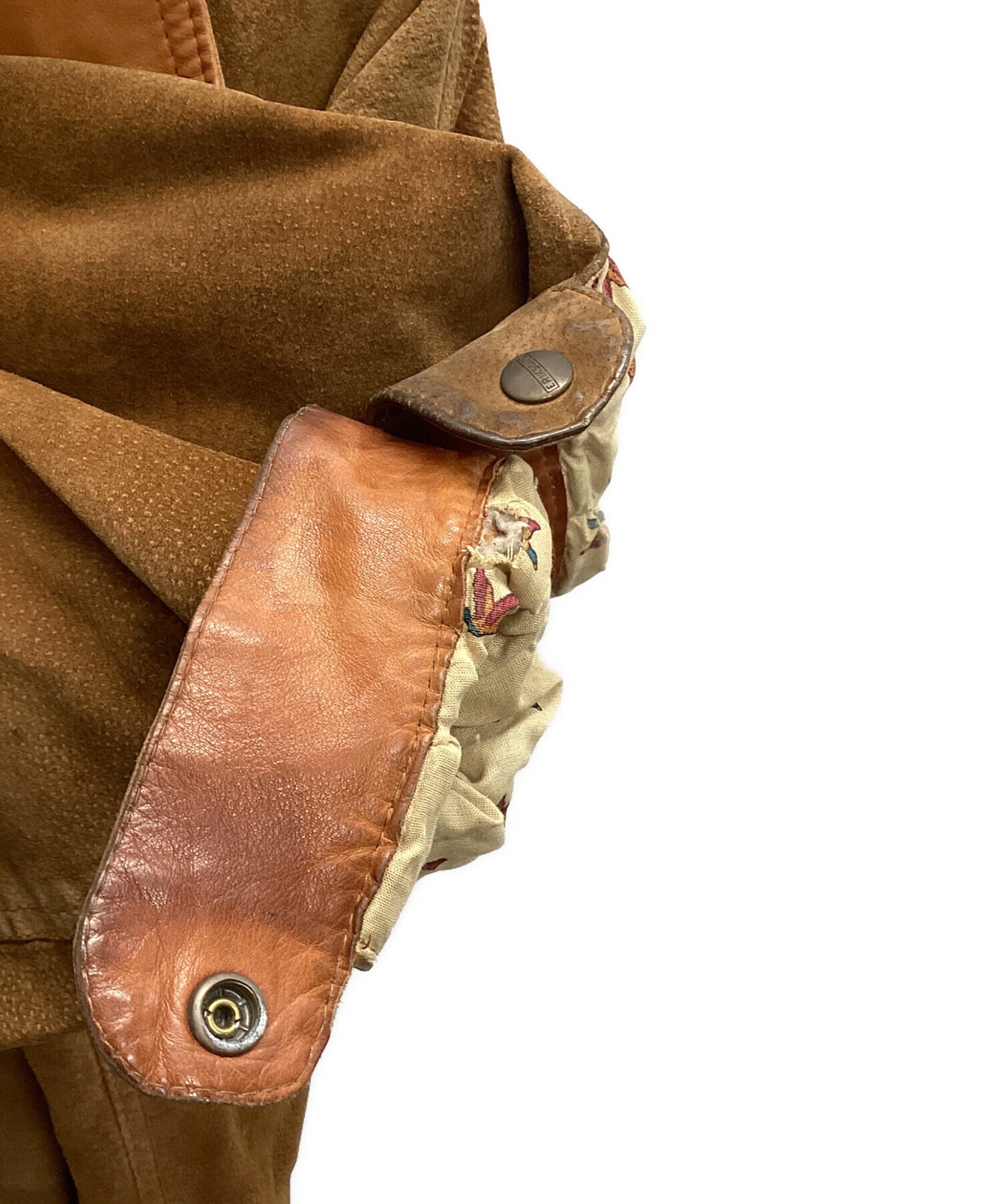 中古・古着通販】ERIKSONS (エリクソンズ) レザージャケット ブラウン