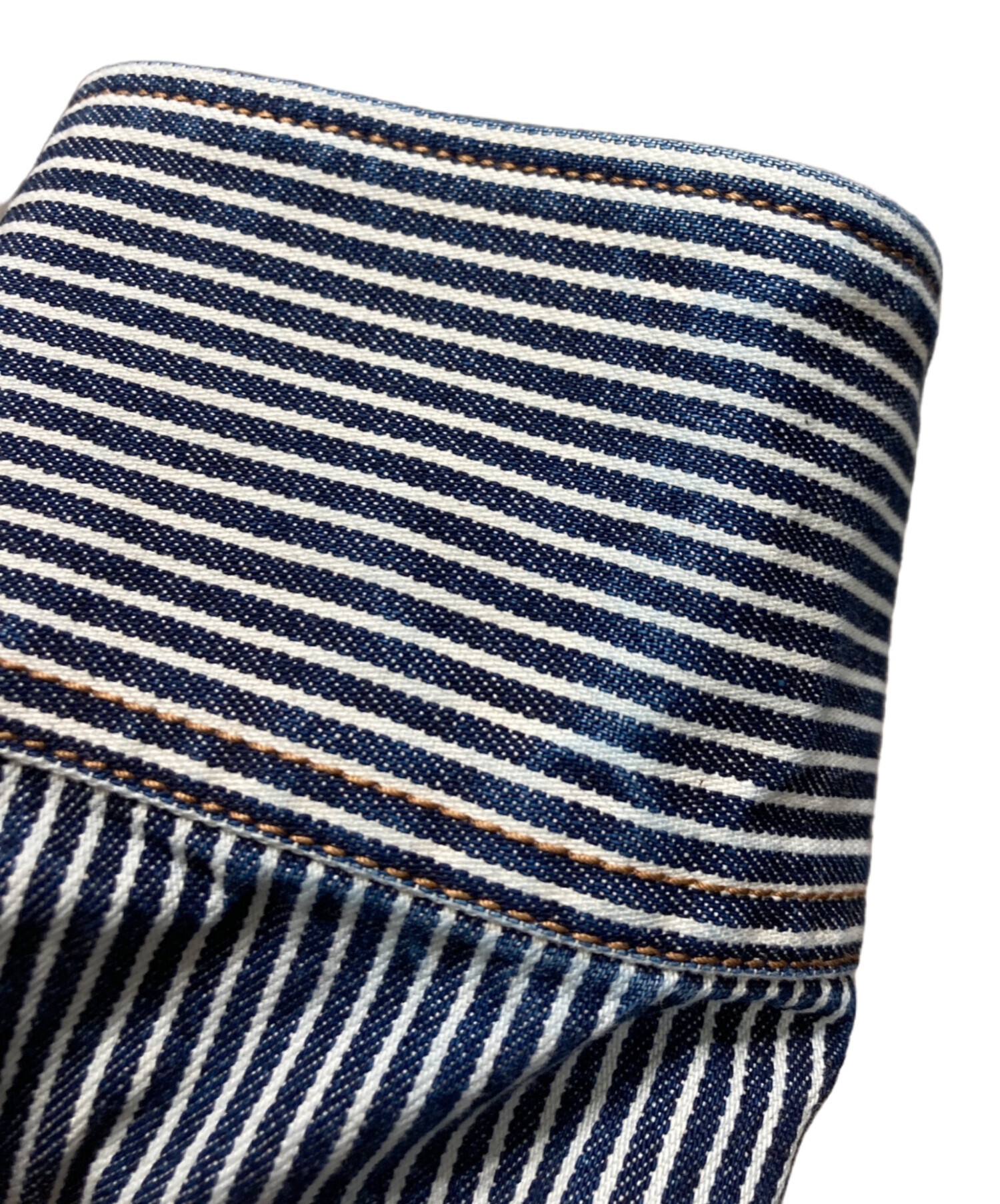 中古・古着通販】PRADA (プラダ) トライアングルロゴ ブルーストライプ