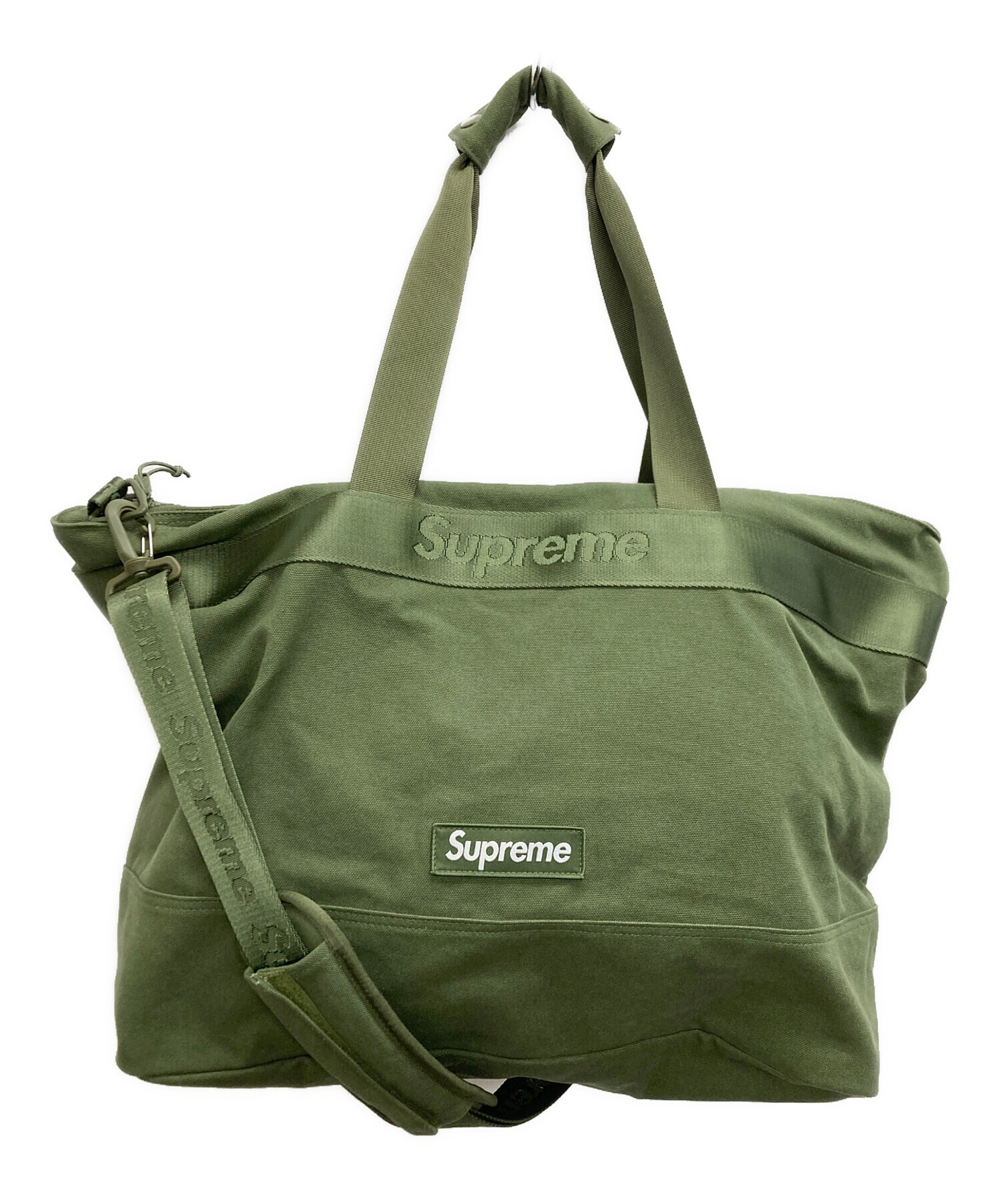 中古・古着通販】SUPREME (シュプリーム) Tote Bag オリーブ｜ブランド
