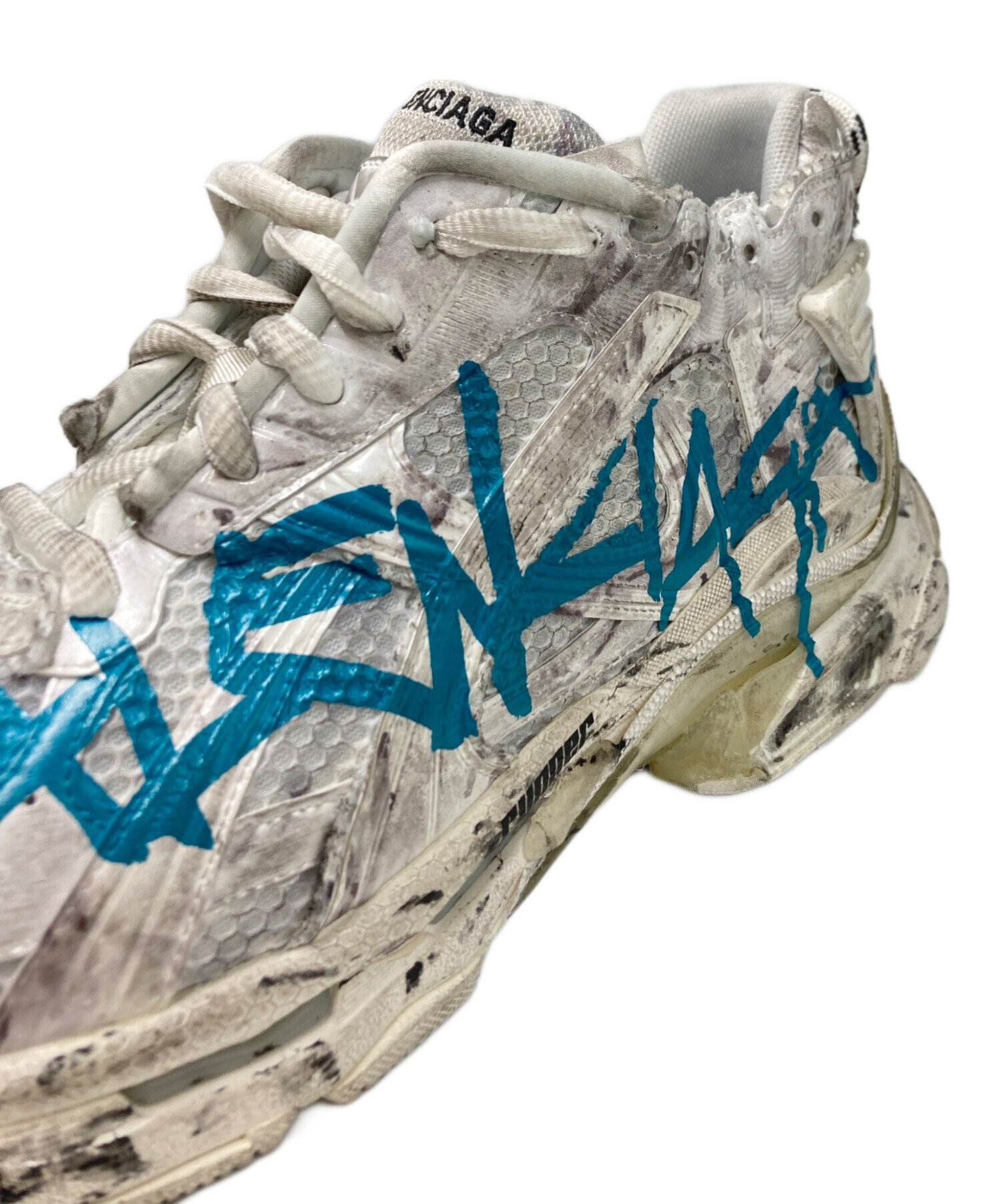 中古・古着通販】BALENCIAGA (バレンシアガ) RUNNER GRAFFITI グレー 
