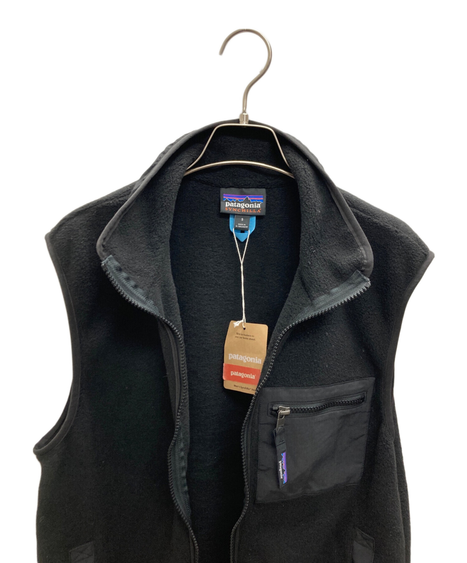 Patagonia パタゴニア ベスト シンチラ ブラック Patagonia Synchilla