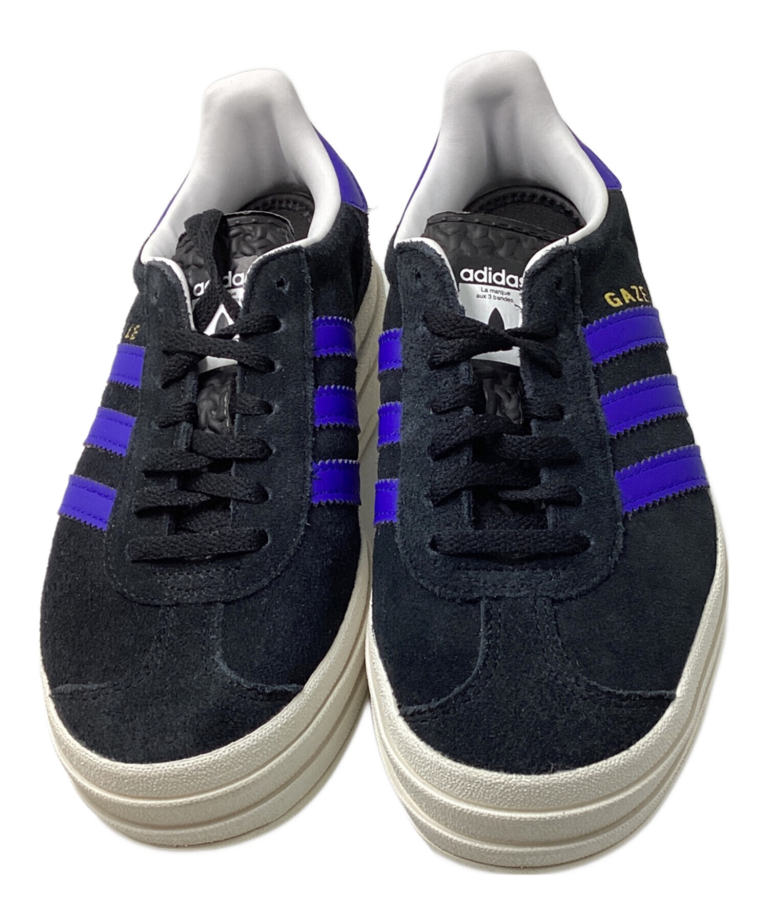 中古・古着通販】adidas (アディダス) GAZELLE BOLD W ブラック×ブルー 