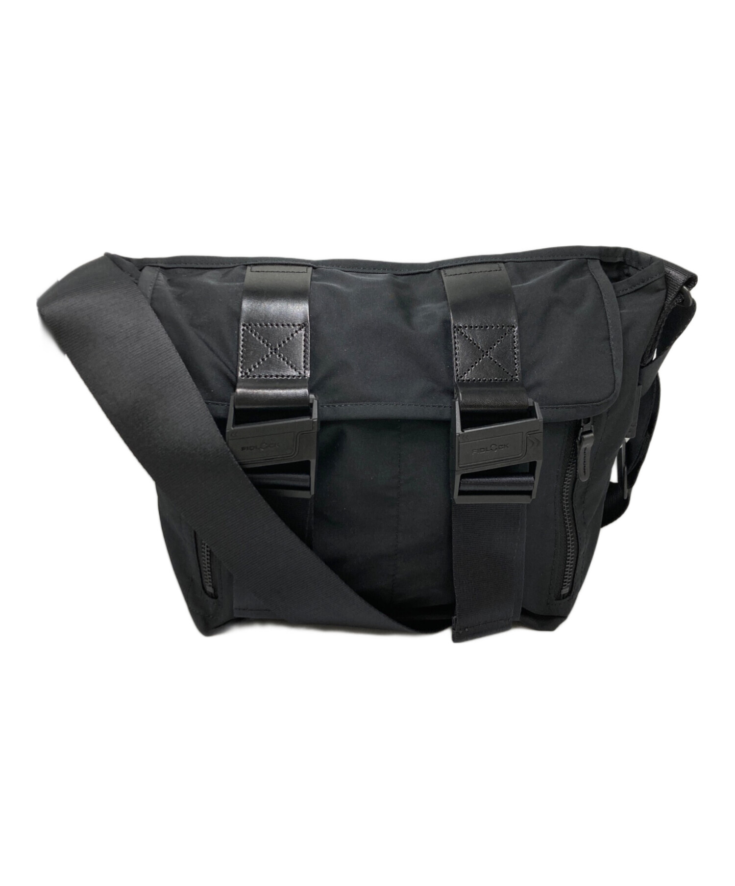 美品】AMIACALVAアミアカルヴァ ミニポーチ付き ショルダーバッグ XL 