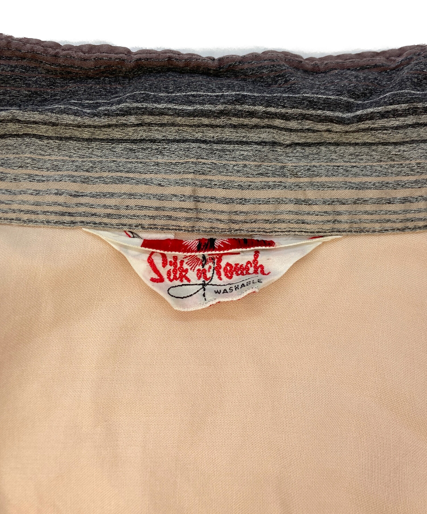中古・古着通販】SILK n TOUCH (シルク エヌ タッチ) 半袖開襟シャツ