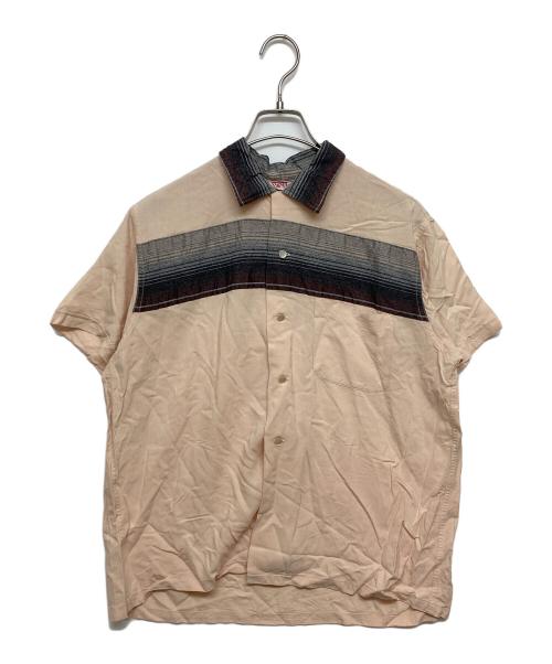 Trip VINTAGE 購入　ヨーロッパ古着　シルクトップス　ライトベージュ 中古・古着通販】SILK n TOUCH (シルク エヌ タッチ) 半袖開襟シャツ