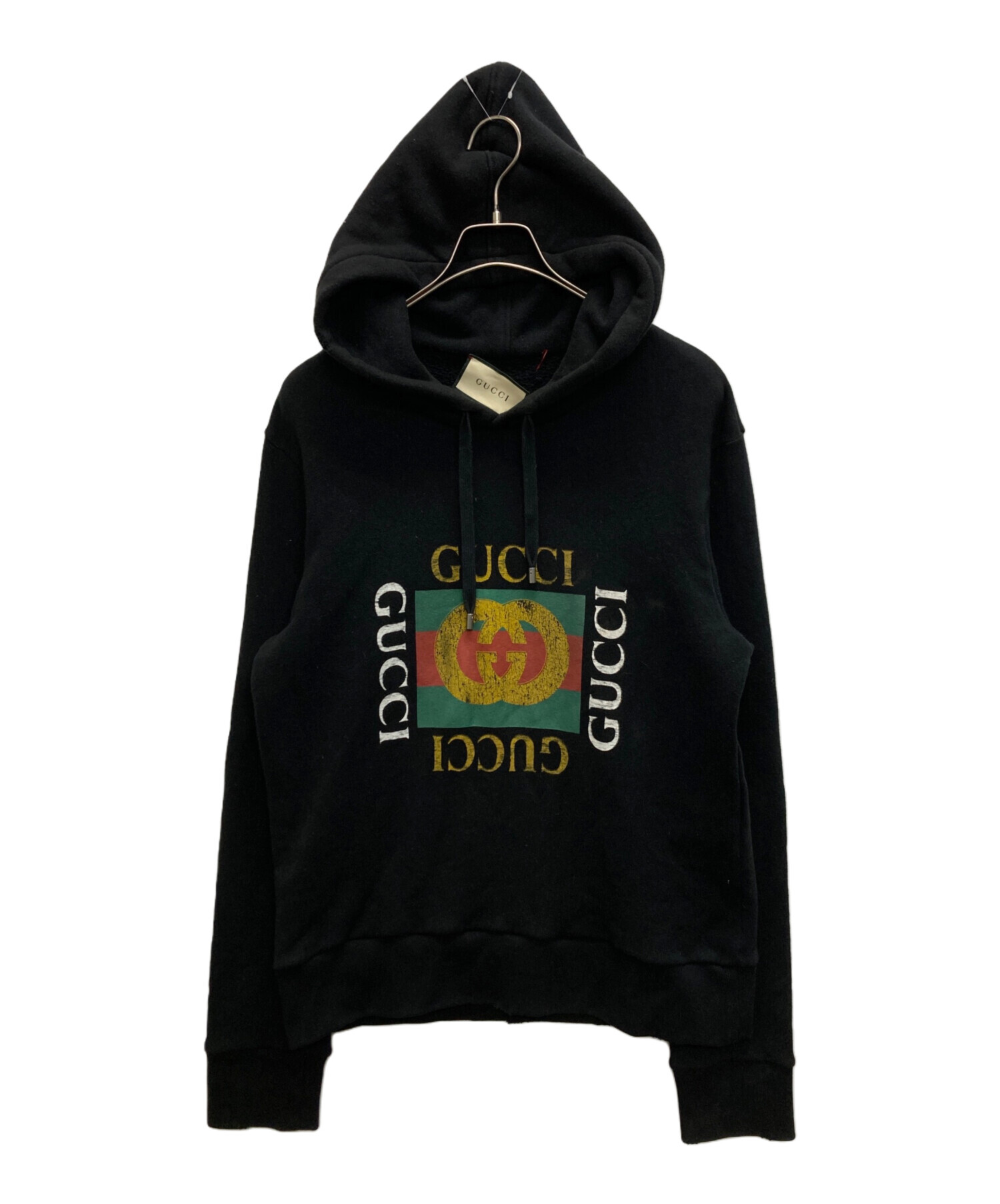 中古・古着通販】GUCCI (グッチ) USED加工オールドロゴプリントプル