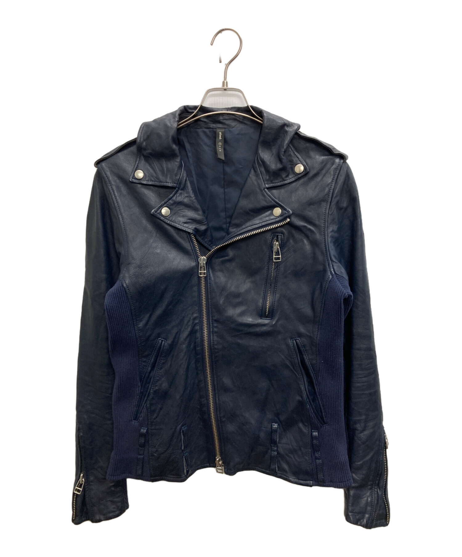 中古・古着通販】glamb (グラム) ラムレザー ライダースジャケット 