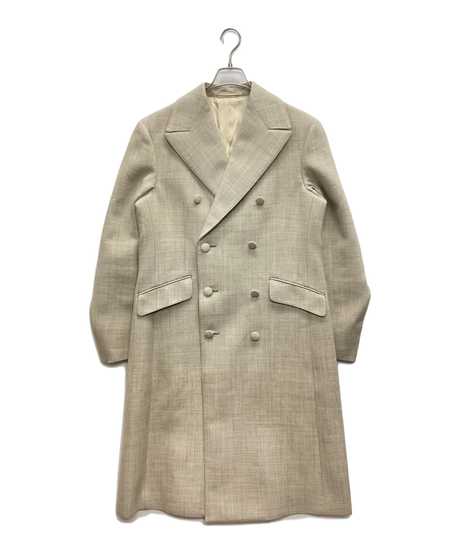 中古・古着通販】PRADA (プラダ) ダブルコート ベージュ サイズ:SIZE 