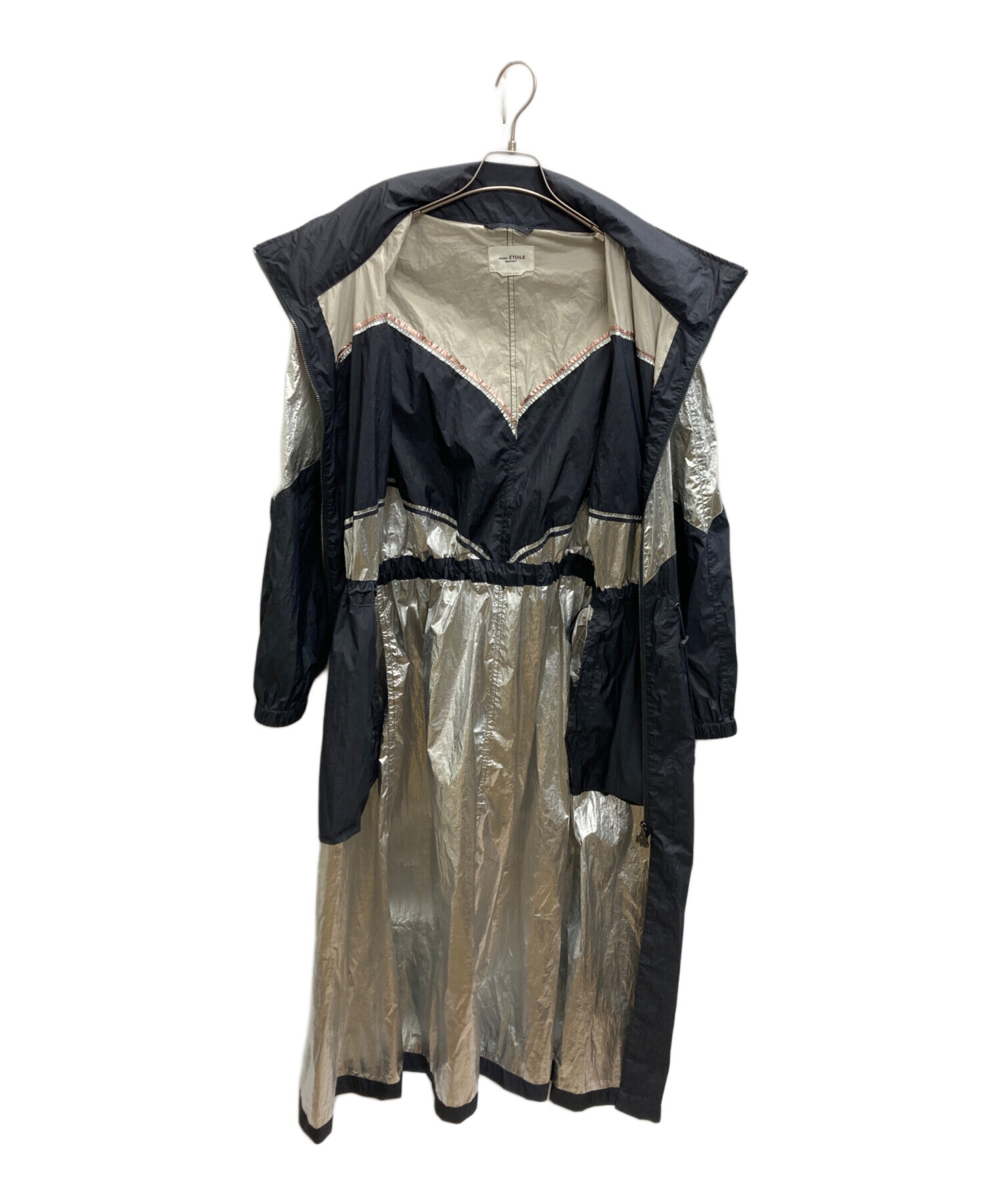 ISABEL MARANT ETOILE / イザベルマランエトワール | PAULIA ドルマンスリーブ クルーネック メタリック スウェット | 36 | ブラック | レディース 中古・古着通販】ISABEL MARANT ETOILE (イザベルマランエトワール