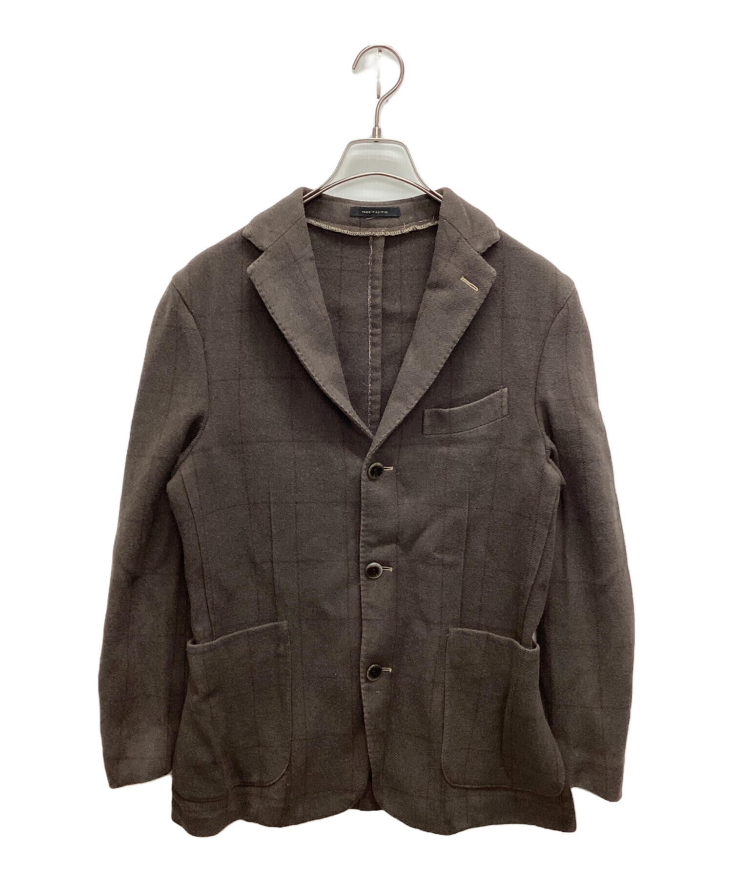 BOGLIOLI ブラウン テーラードジャケット